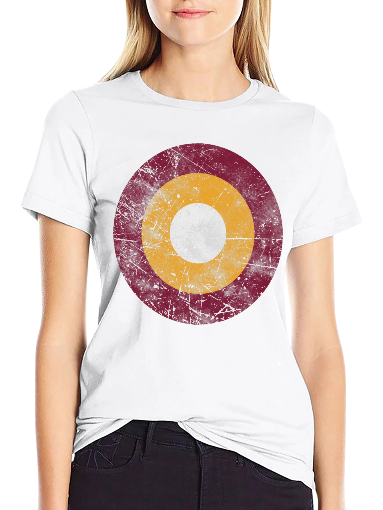 Target Graphic Tee - Retro Style Black T-Shirt