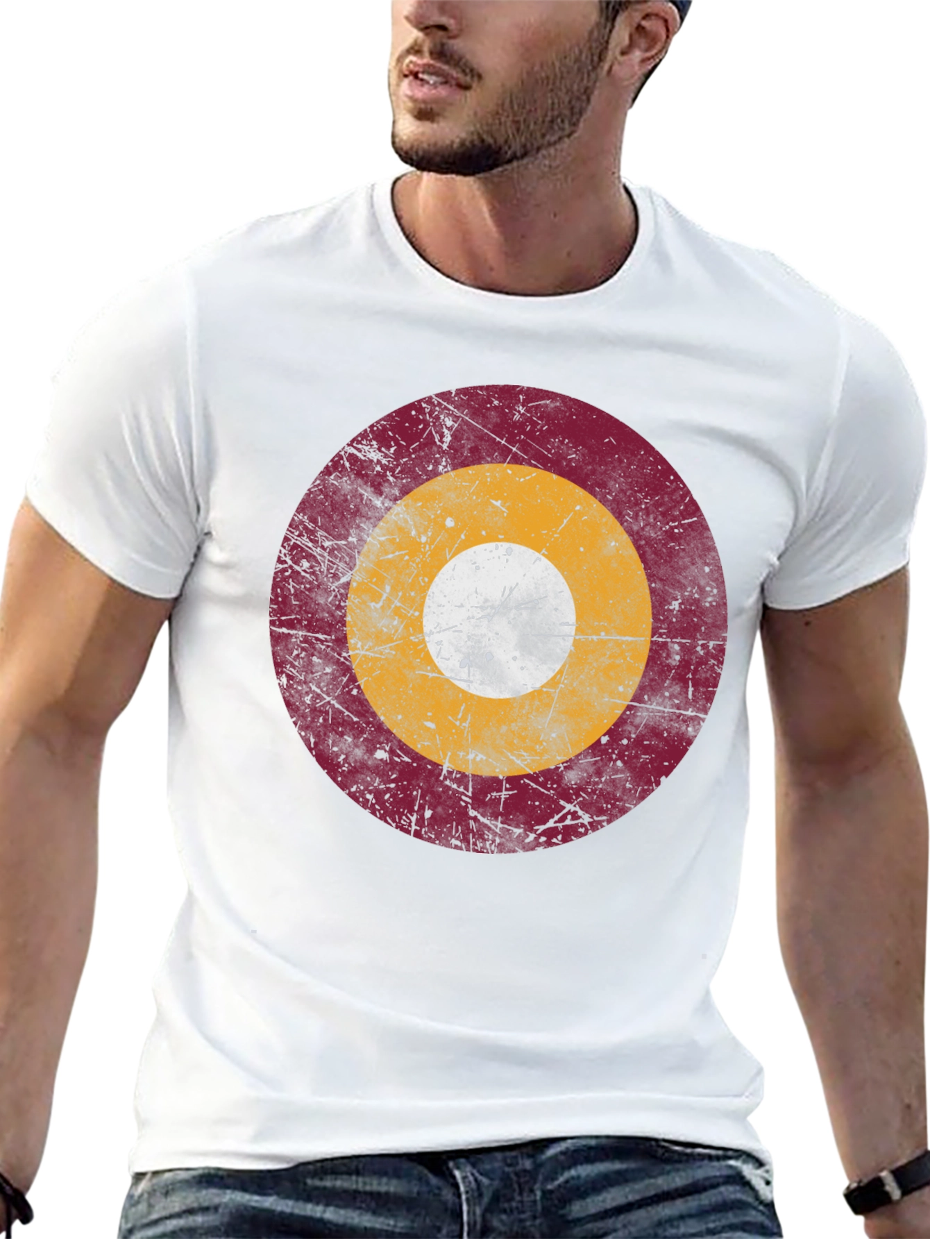 Target Graphic Tee - Retro Style Black T-Shirt
