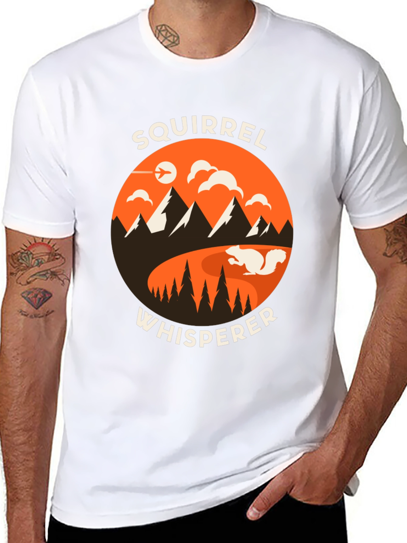 Squirrel Whisperer Graphic Tee - Nature Lover T-Shirt
