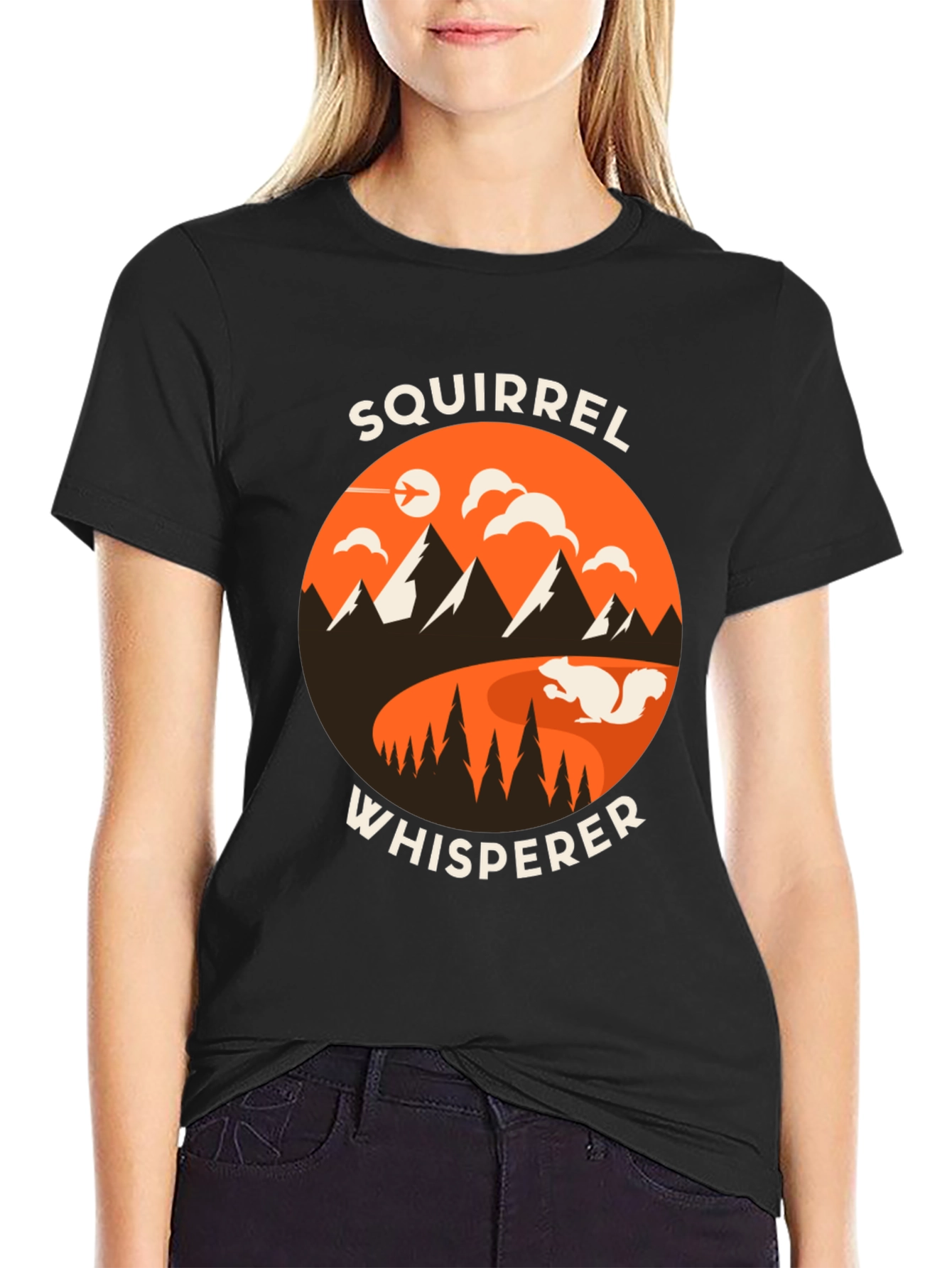Squirrel Whisperer Graphic Tee - Nature Lover T-Shirt