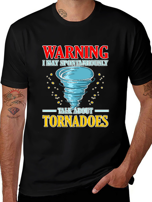 Warning Tornado Funny Graphic T-Shirt