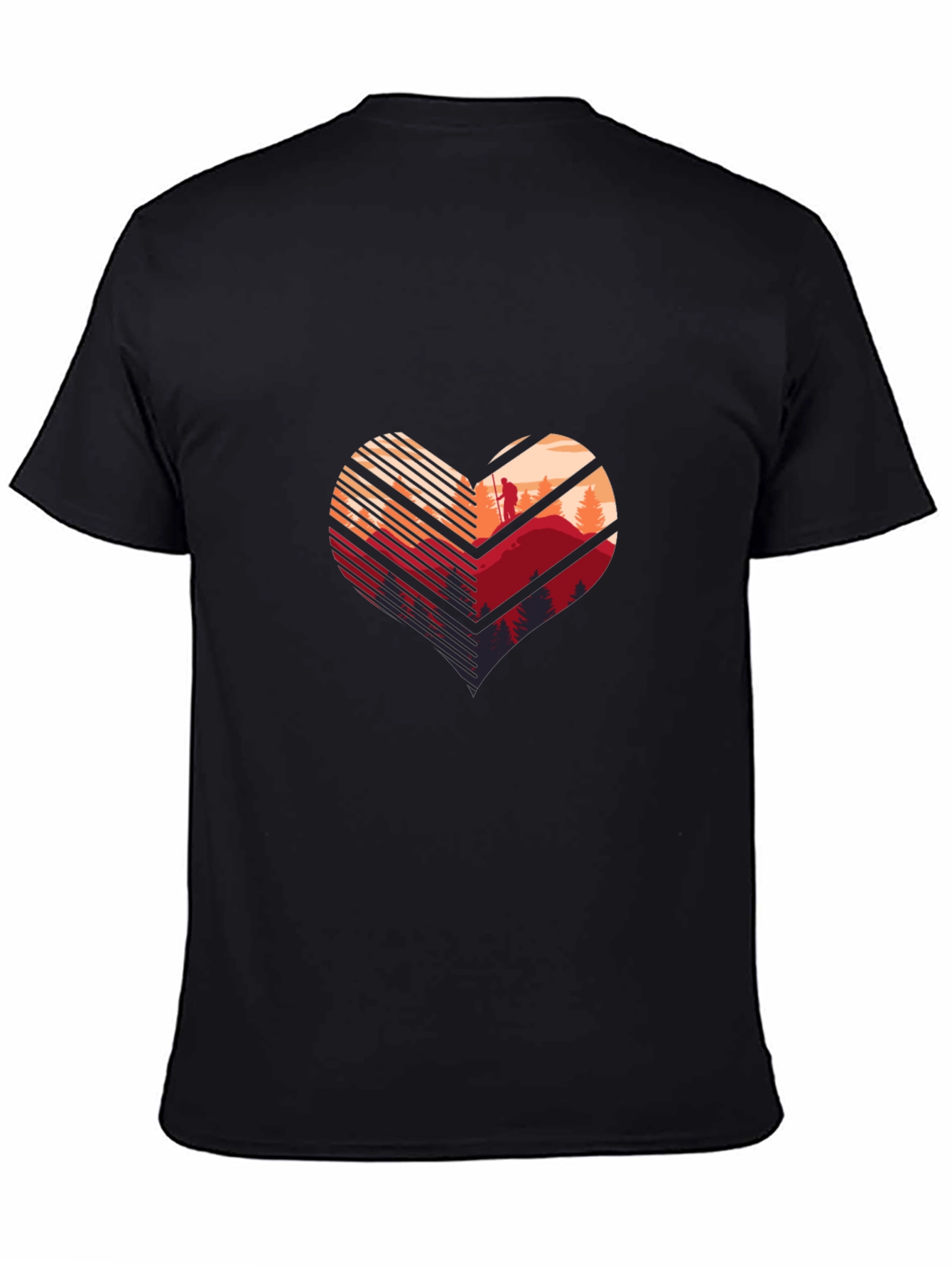Heart Hiker Graphic Tee - Adventure Awaits!