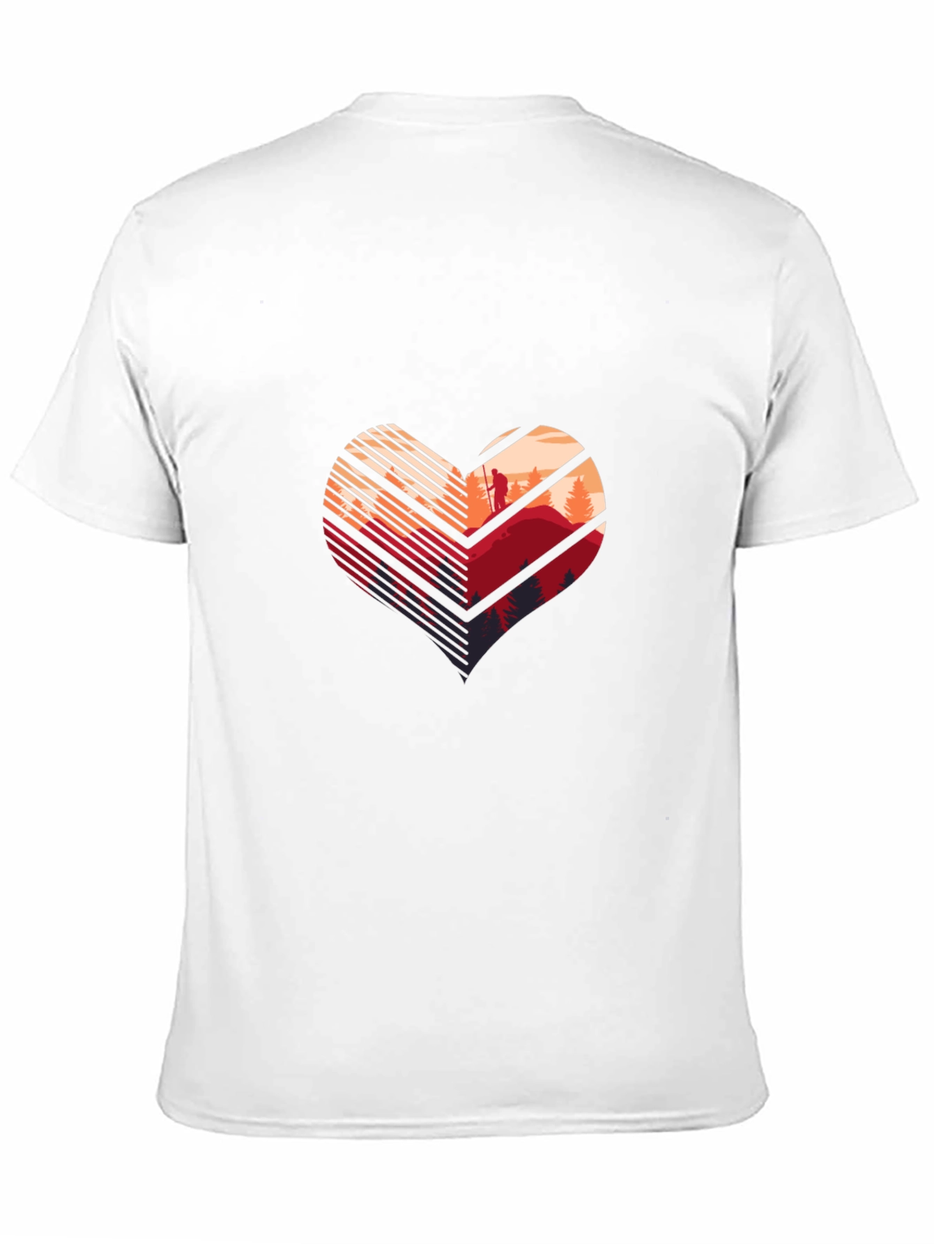 Heart Hiker Graphic Tee - Adventure Awaits!
