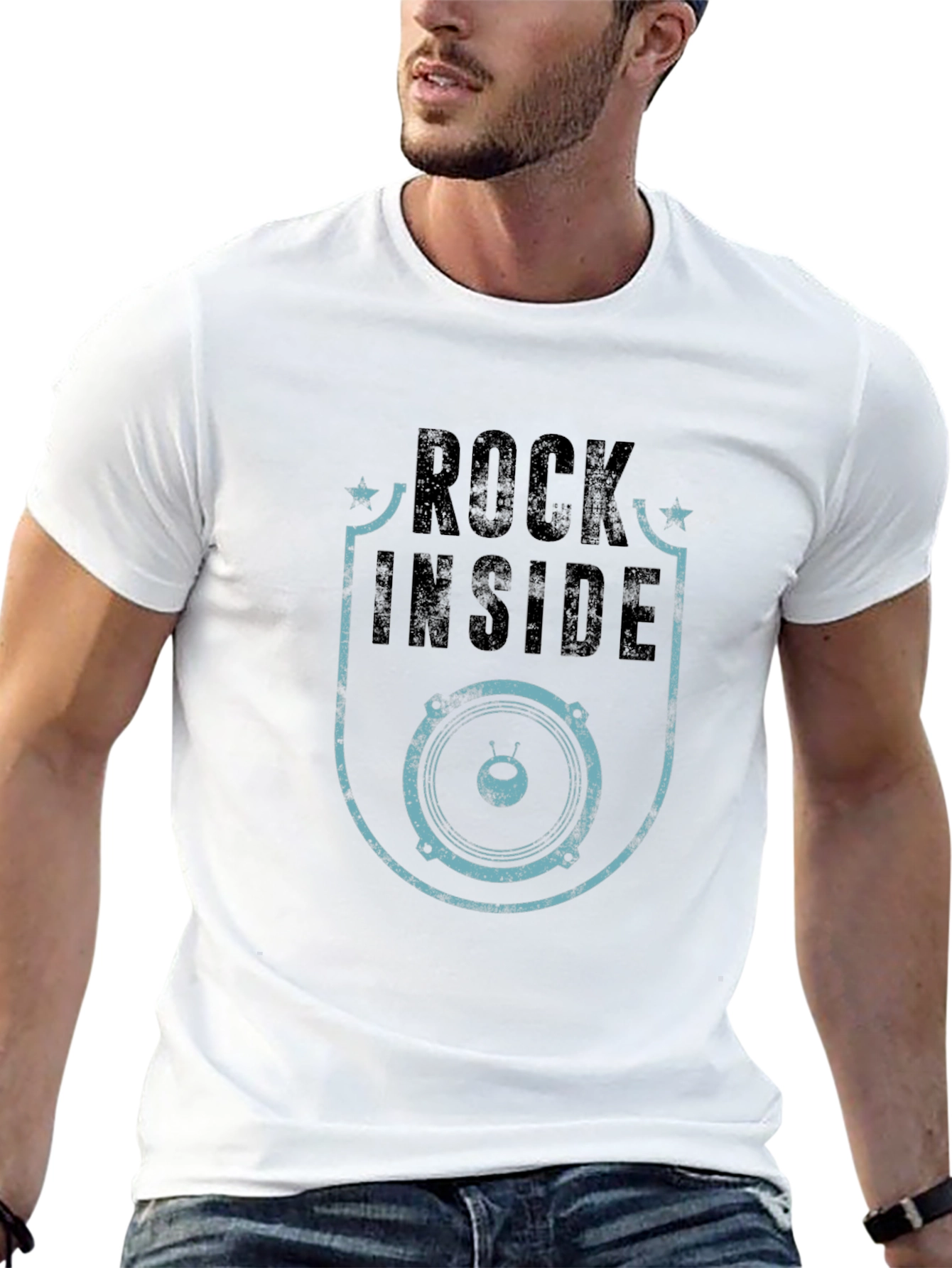 Rock Inside Graphic Tee - Cool Music Lover T-Shirt