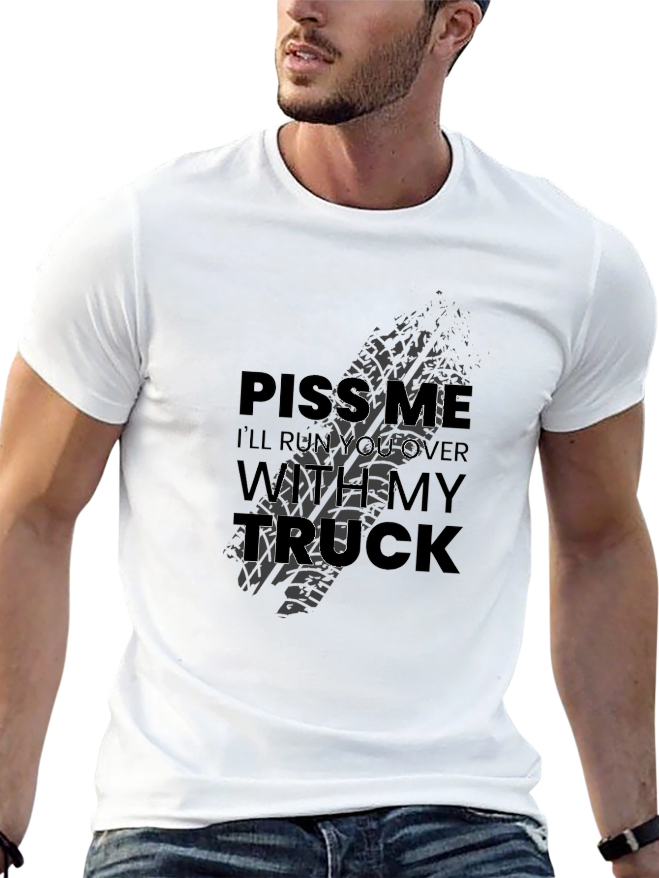 Piss Me Off Truck Graphic Tee