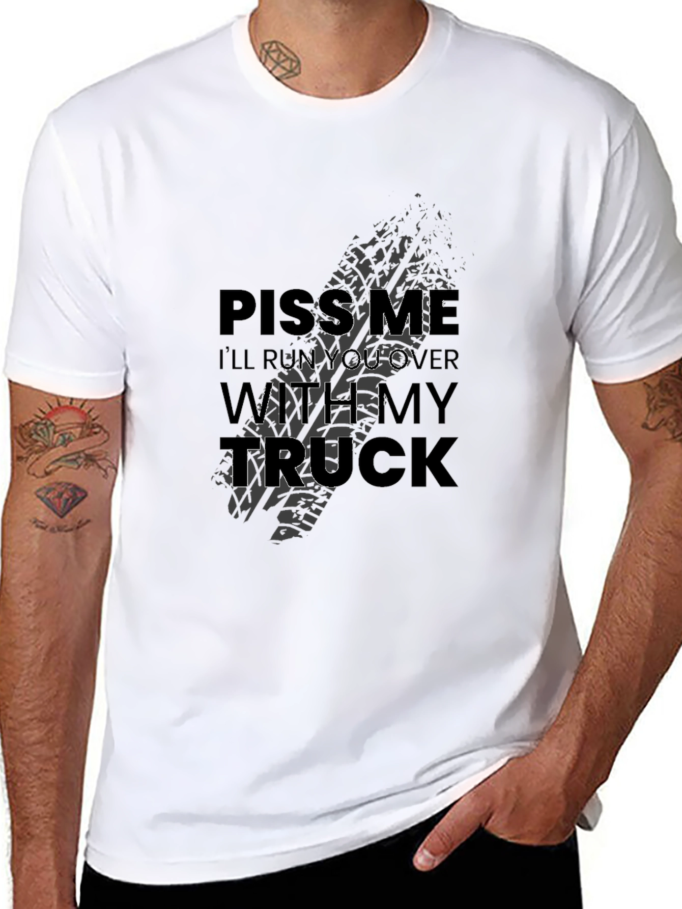 Piss Me Off Truck Graphic Tee