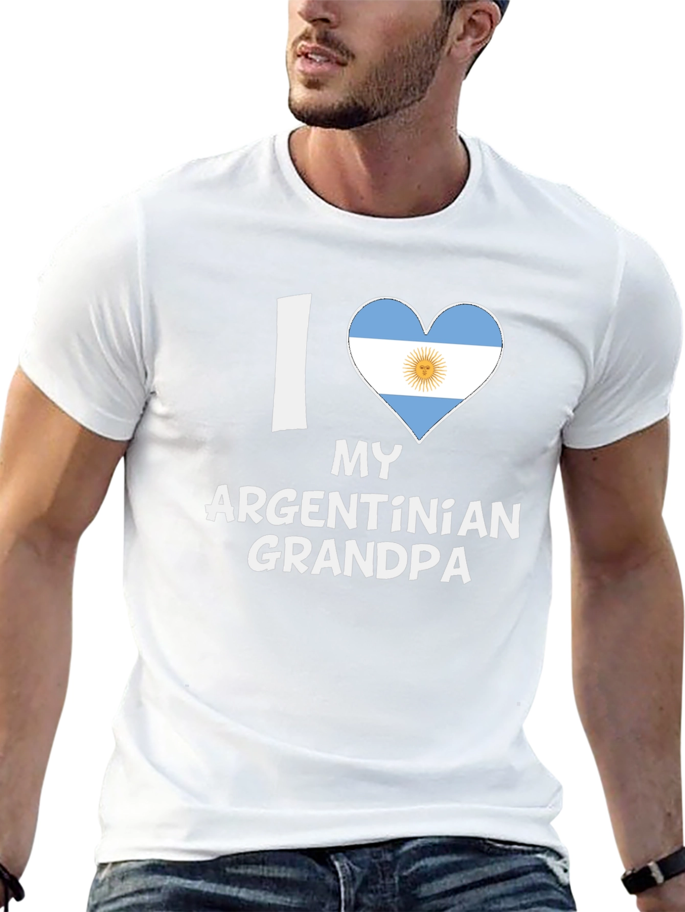 I Love My Argentinian Grandpa T-Shirt