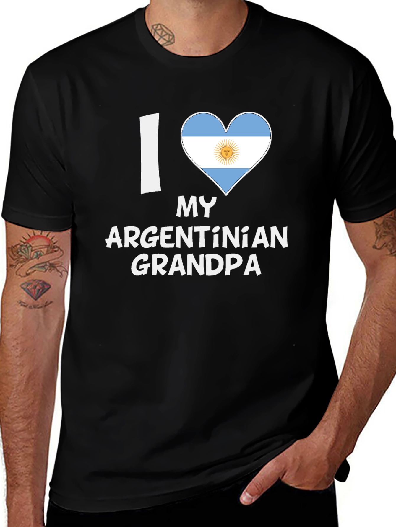 I Love My Argentinian Grandpa T-Shirt