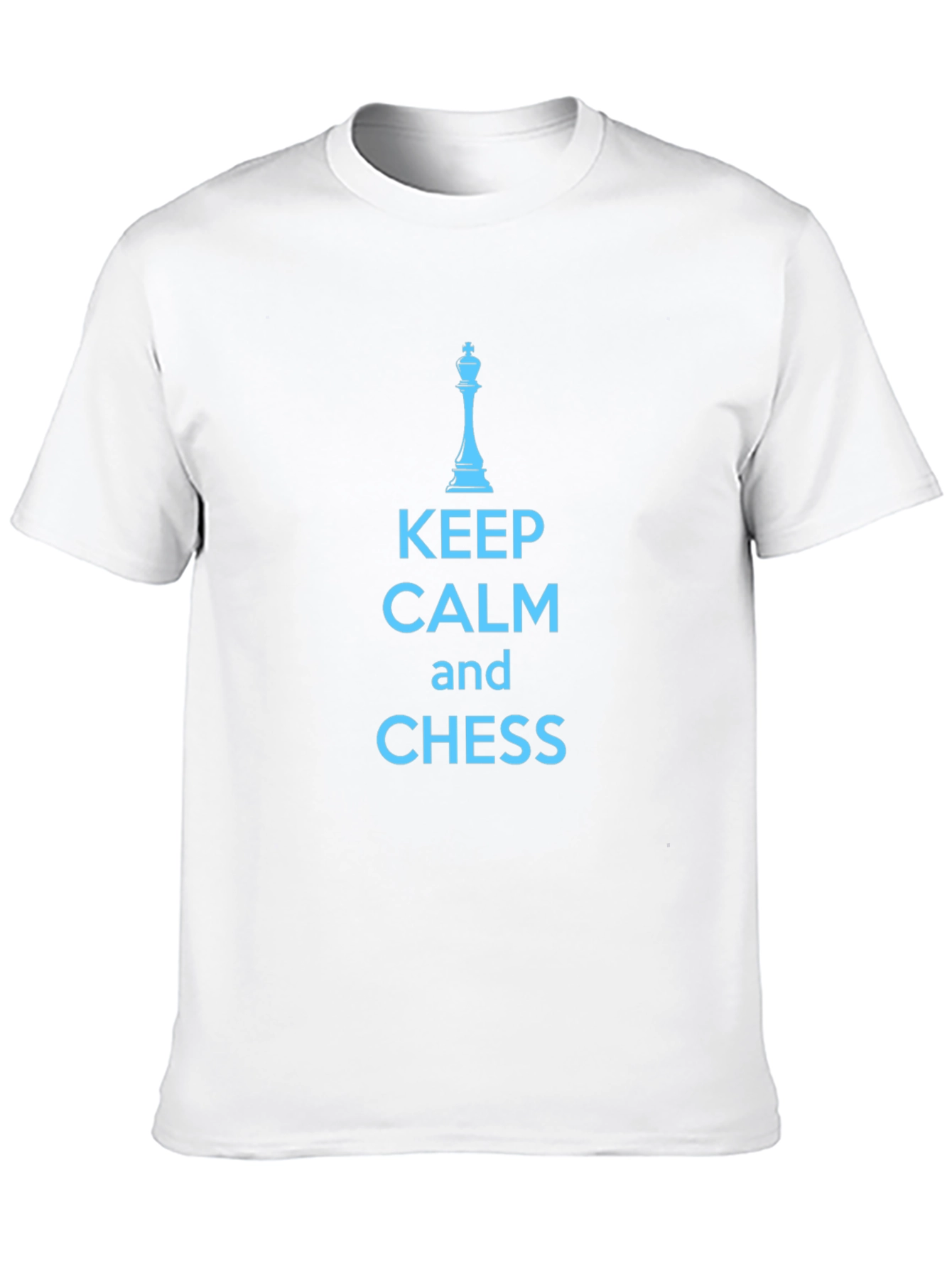 Keep Calm and Chess T-Shirt - Black