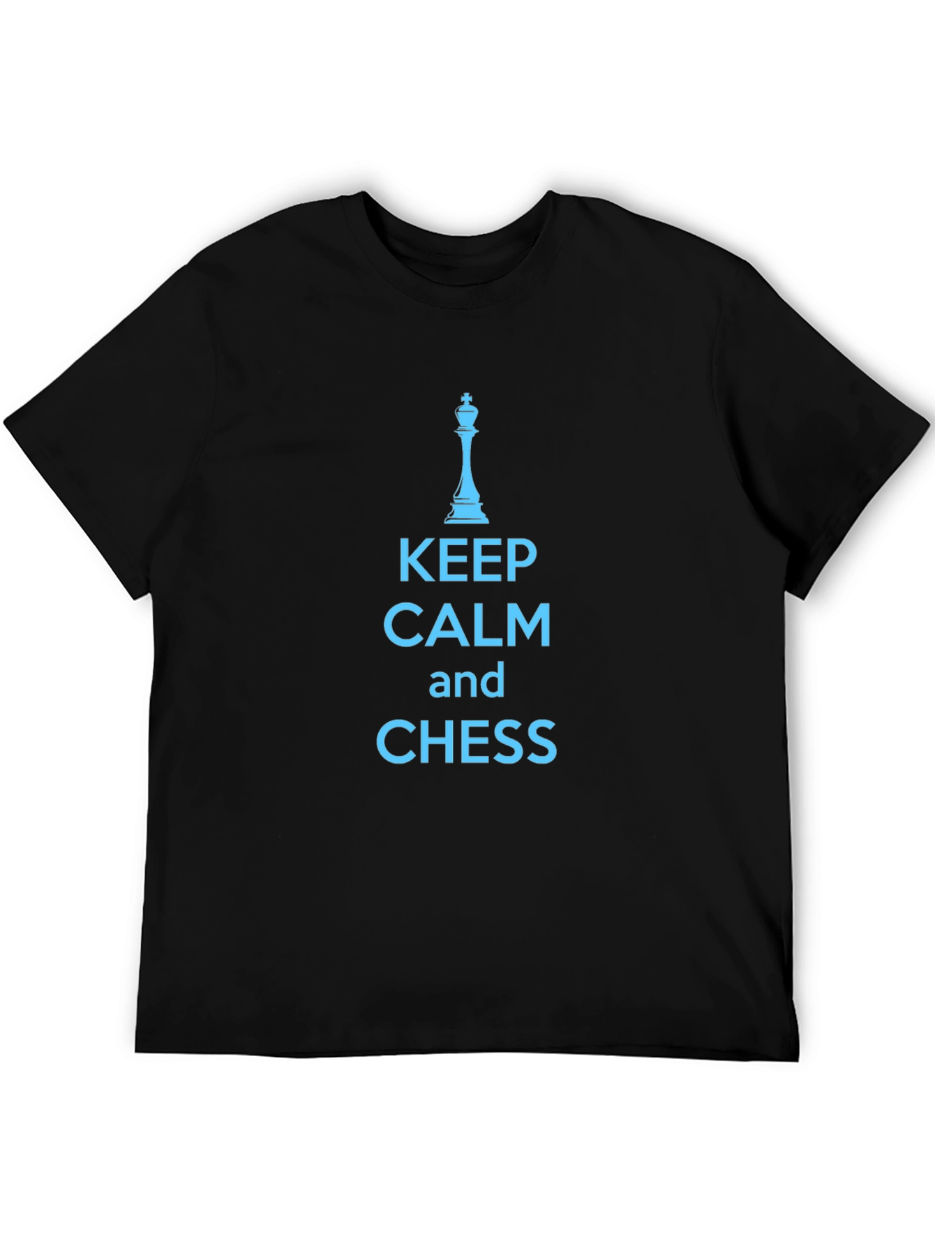 Keep Calm and Chess T-Shirt - Black