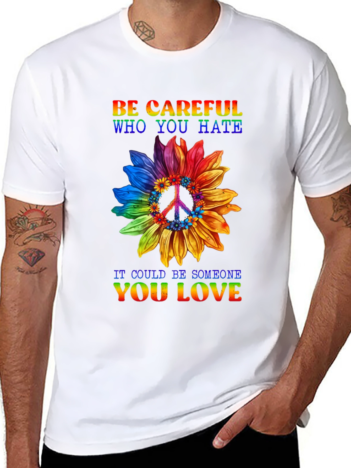 Be Careful Who You Hate Graphic Tee