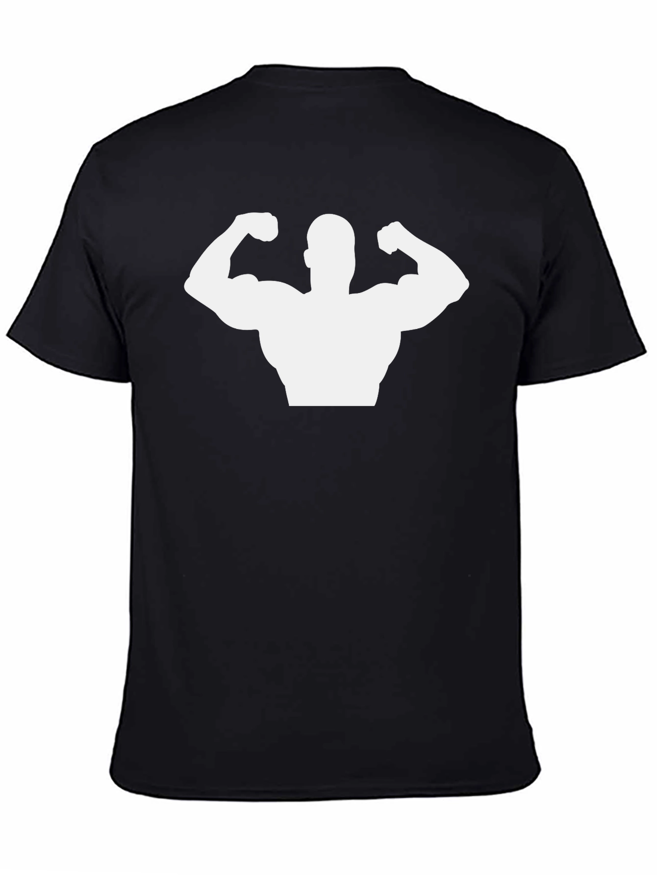 Muscle Man Graphic Tee - Black T-Shirt