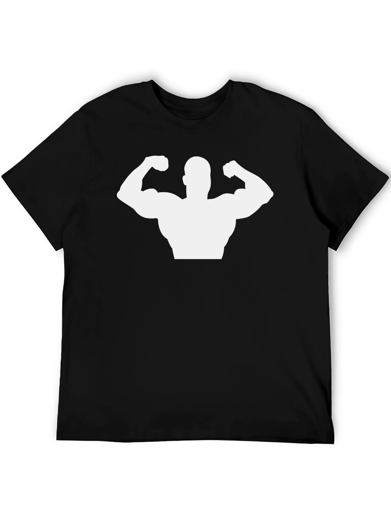 Muscle Man Graphic Tee - Black T-Shirt