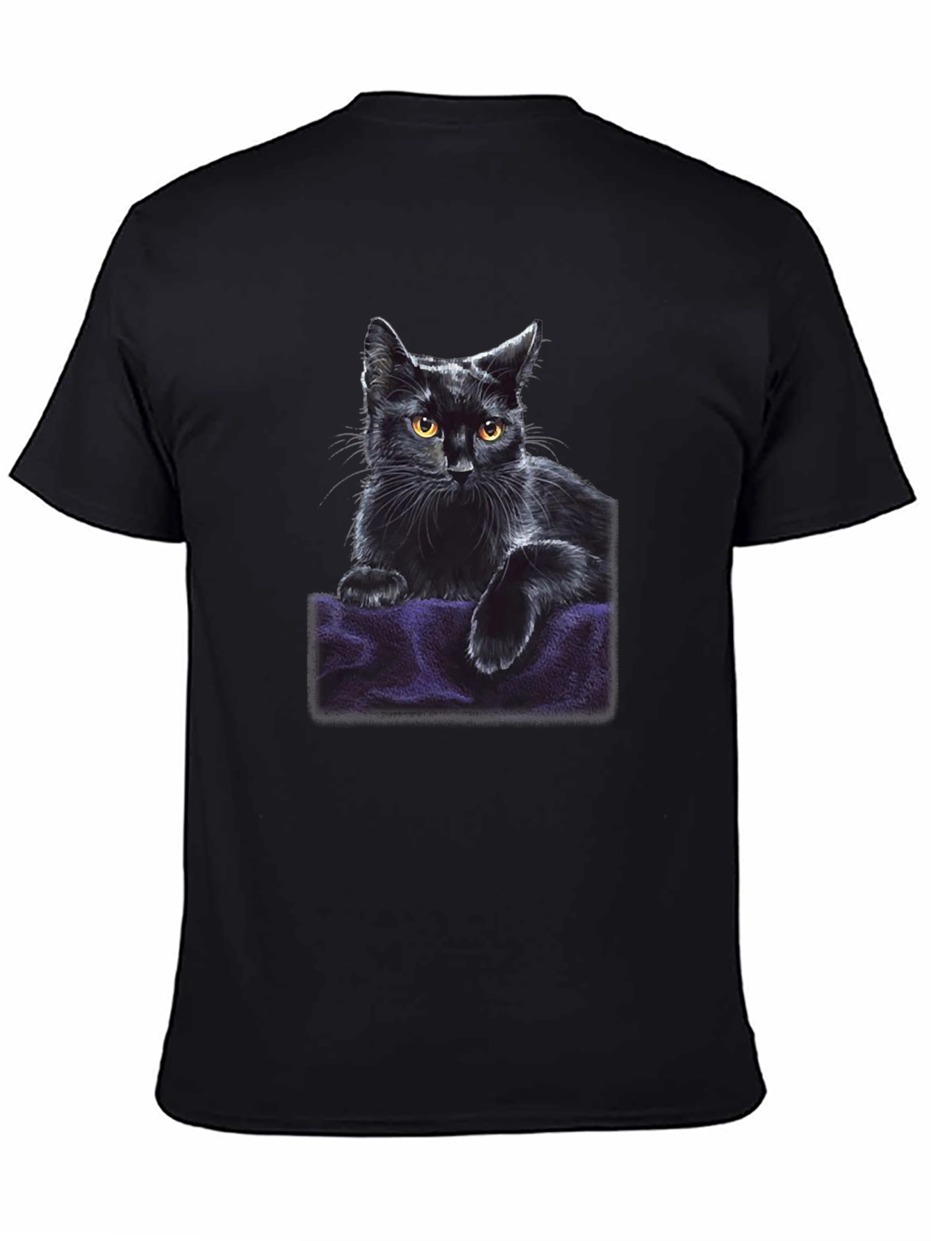 Black Cat Graphic T-Shirt - Soft & Stylish