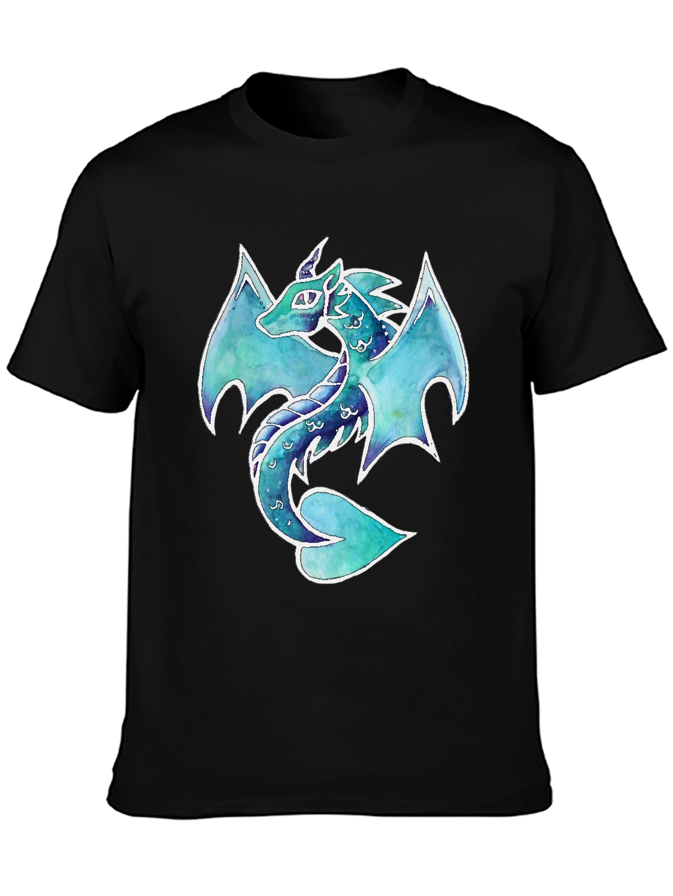 Dragon Graphic Print T-Shirt - Fantasy Apparel