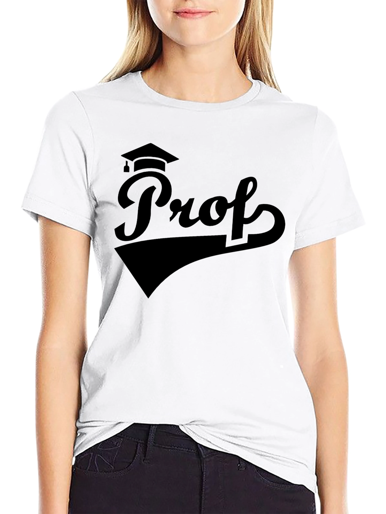 Professor Grad Cap T-Shirt - Academic Apparel
