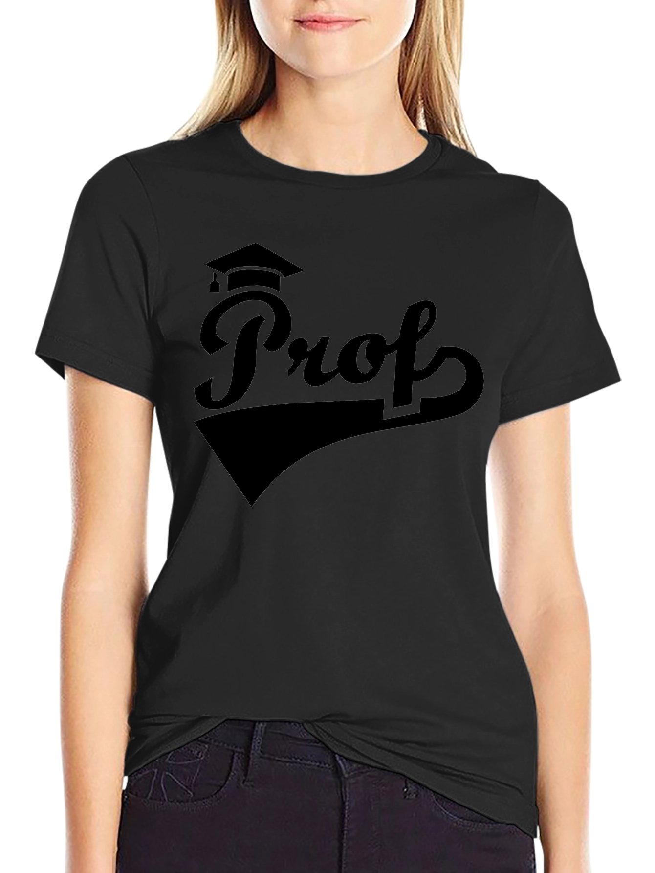Professor Grad Cap T-Shirt - Academic Apparel