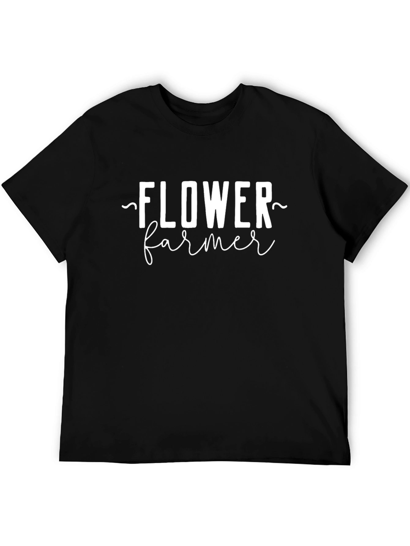 Flower Farmer Graphic T-Shirt - Black