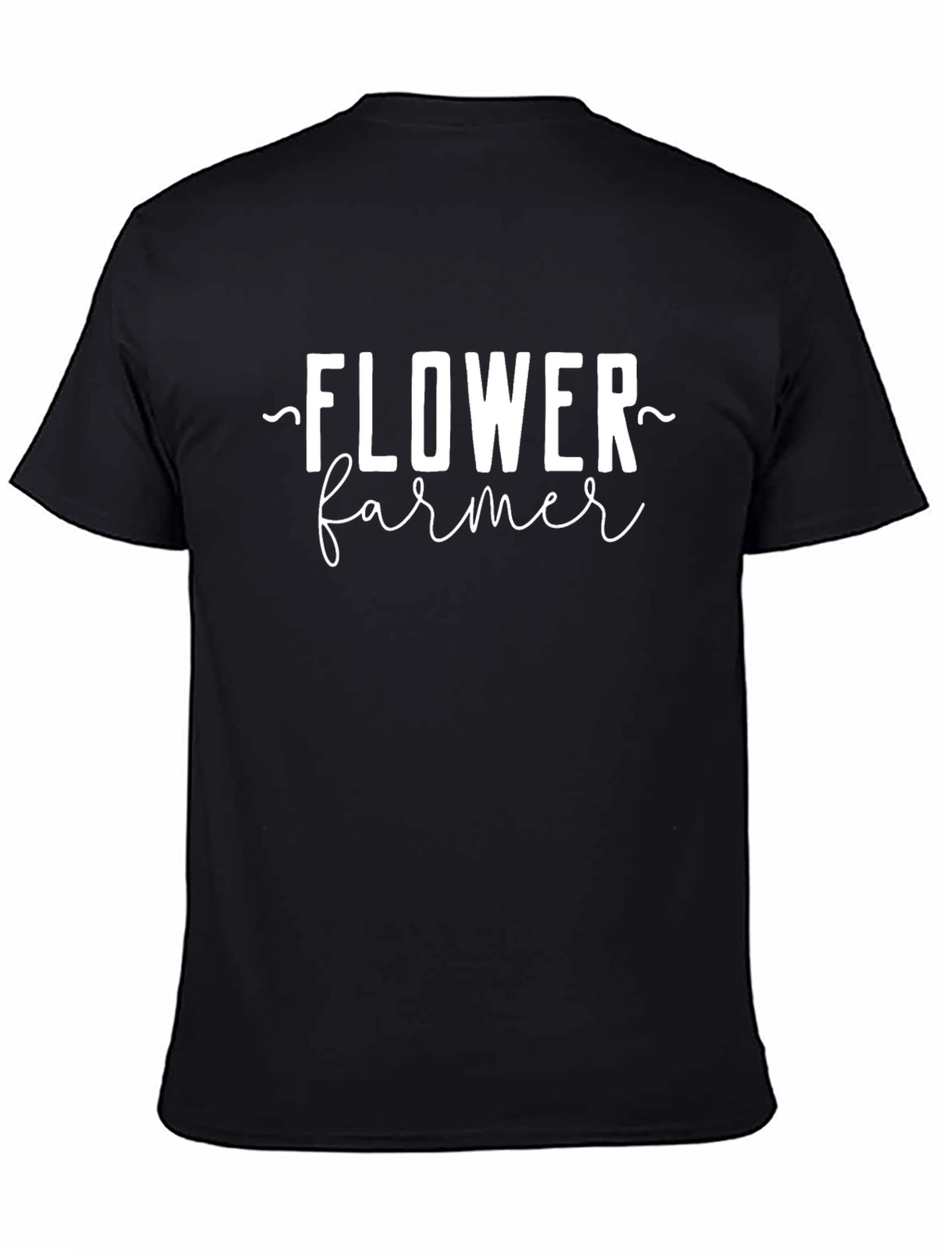 Flower Farmer Graphic T-Shirt - Black