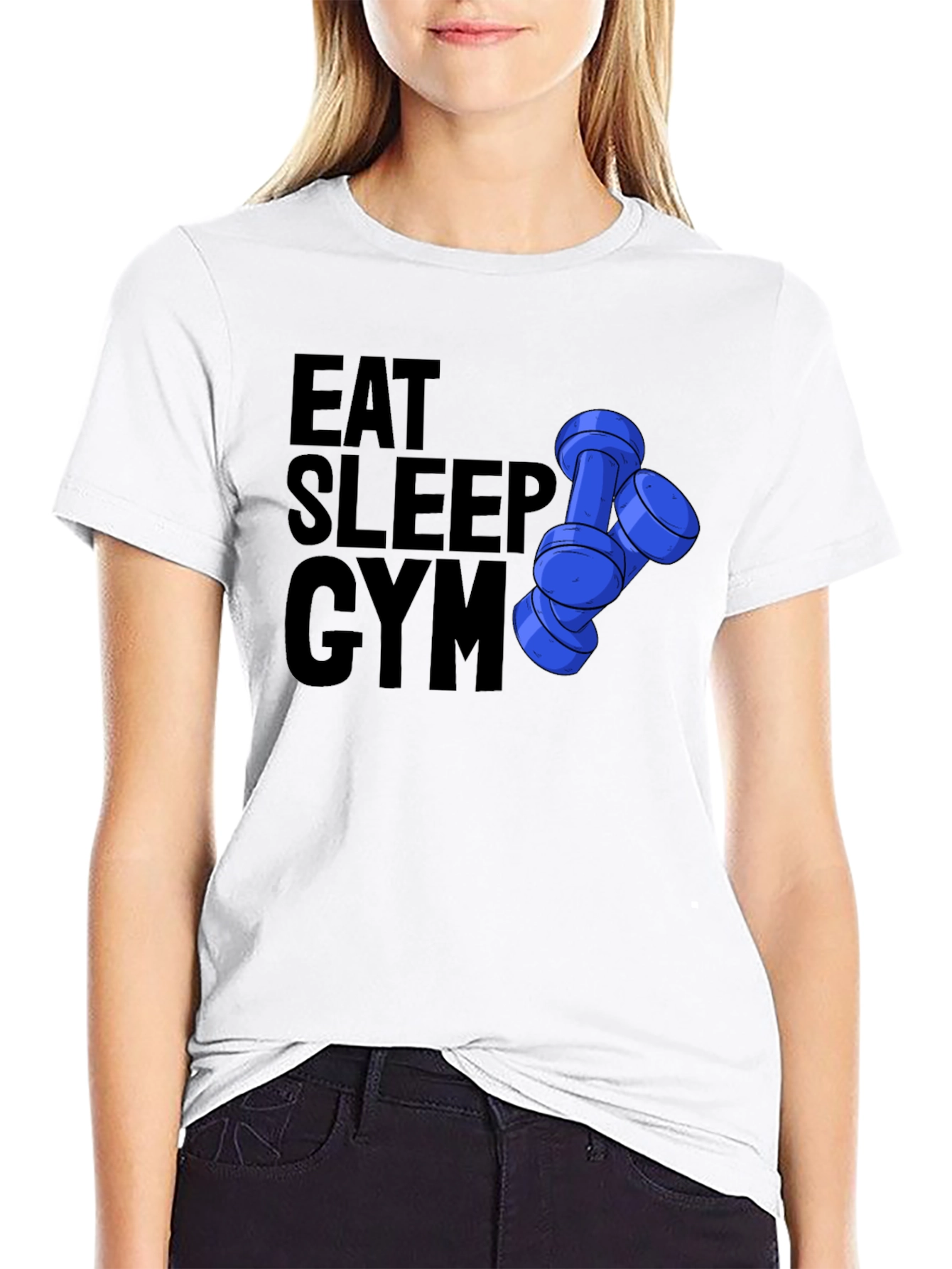 Eat Sleep Gym Graphic T-Shirt
