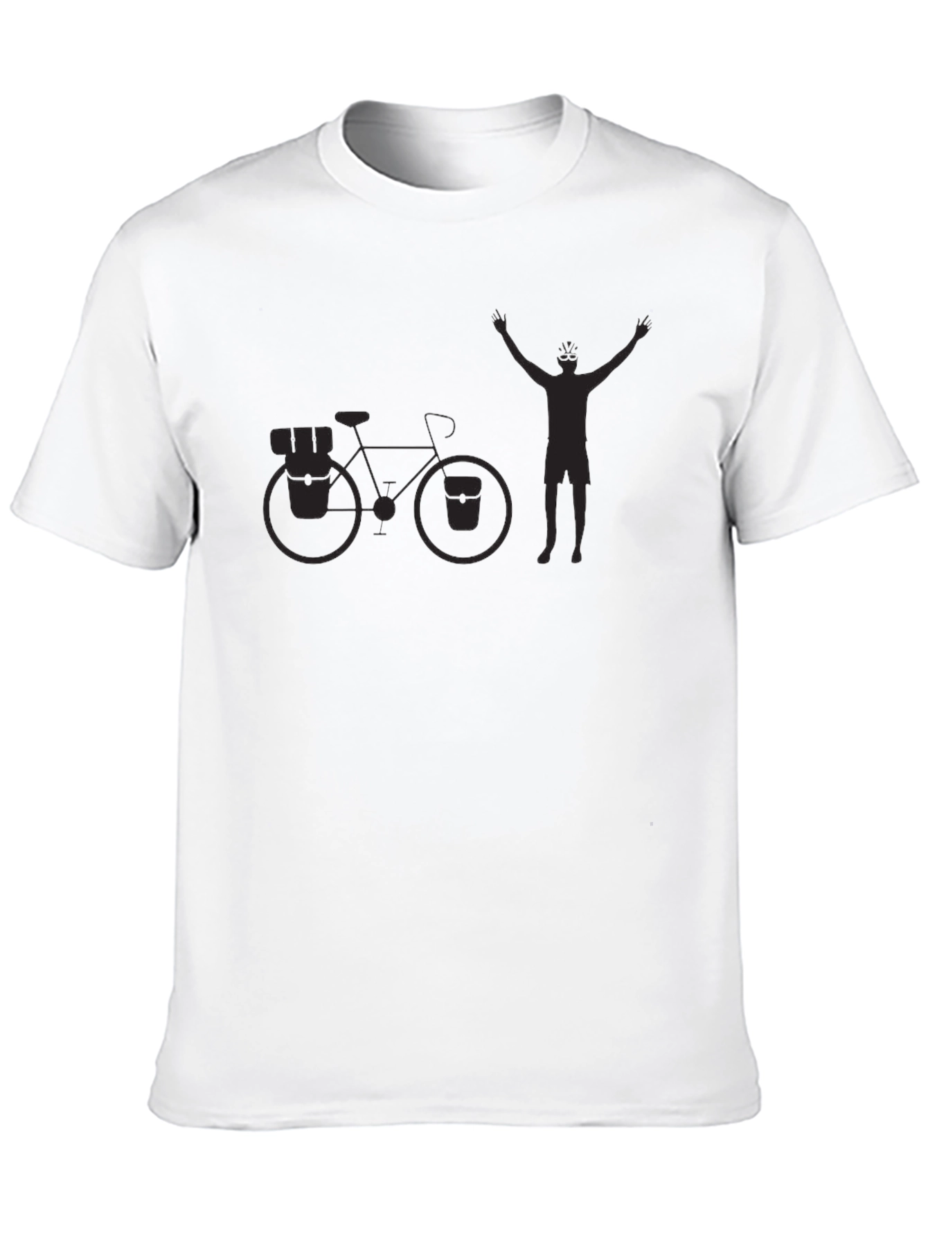 Mens Graphic Tee: Bicycle Triumph Design