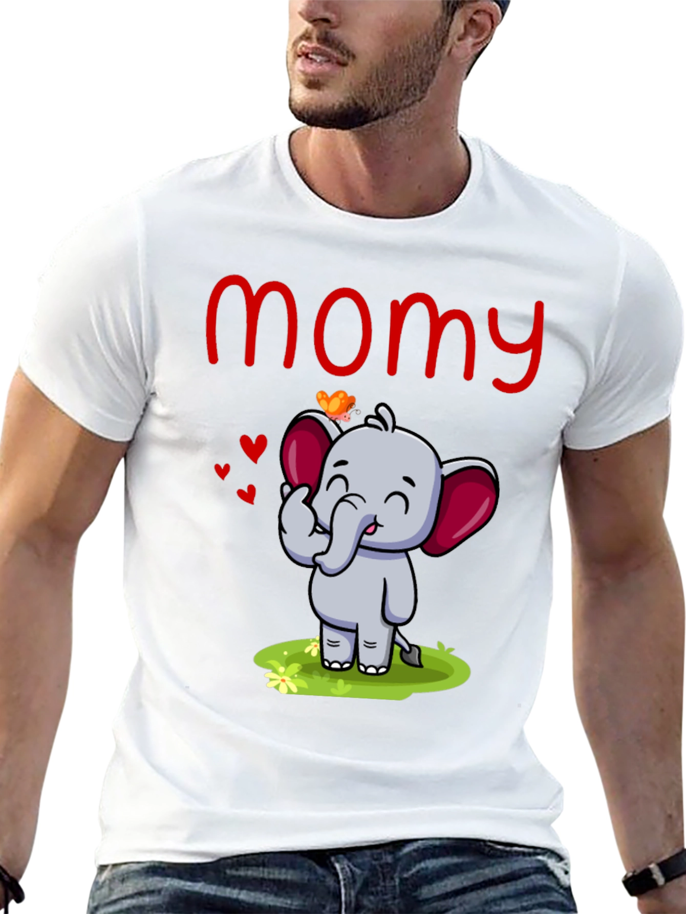 Cute Mommy Elephant T-Shirt