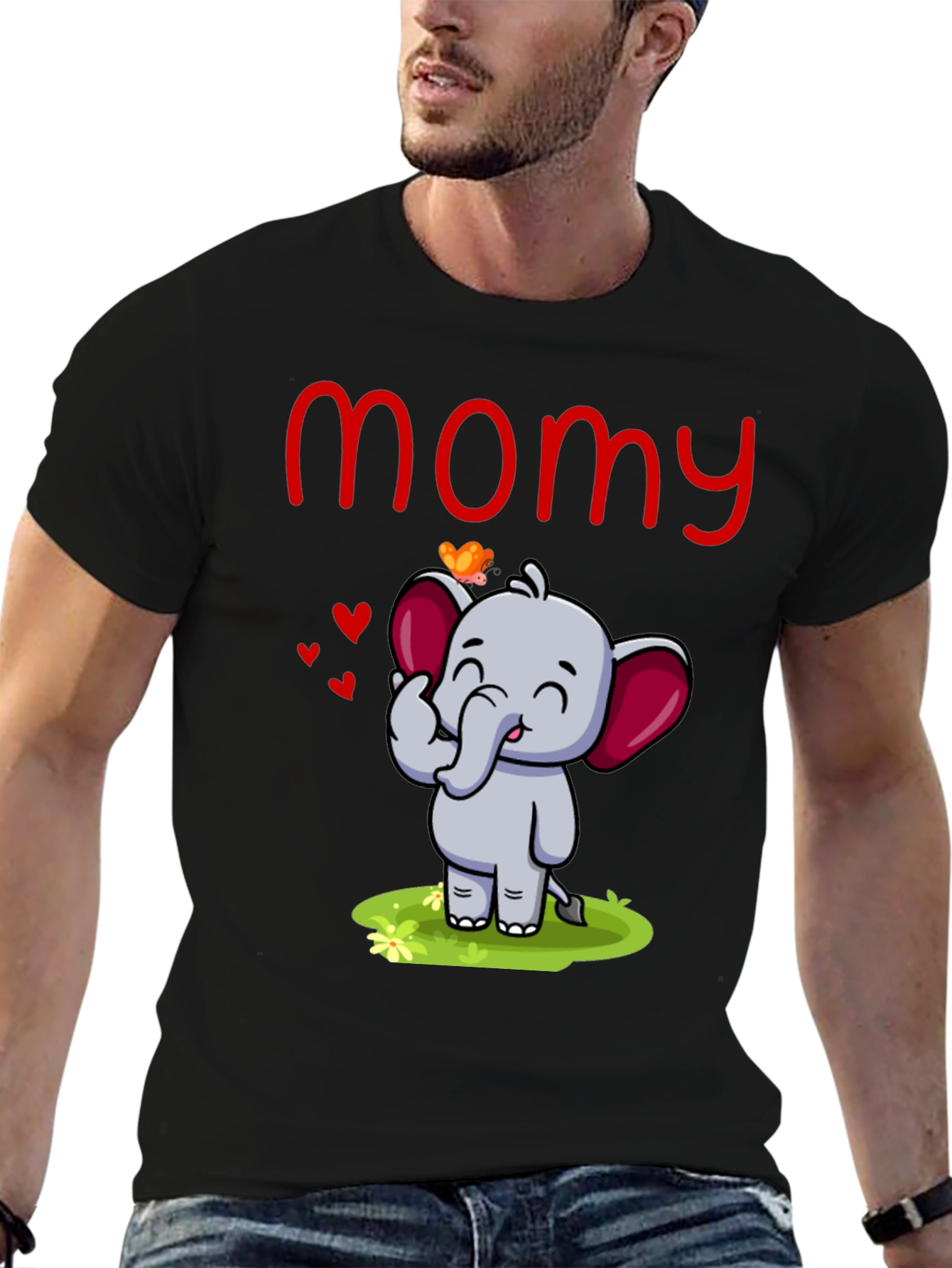 Cute Mommy Elephant T-Shirt