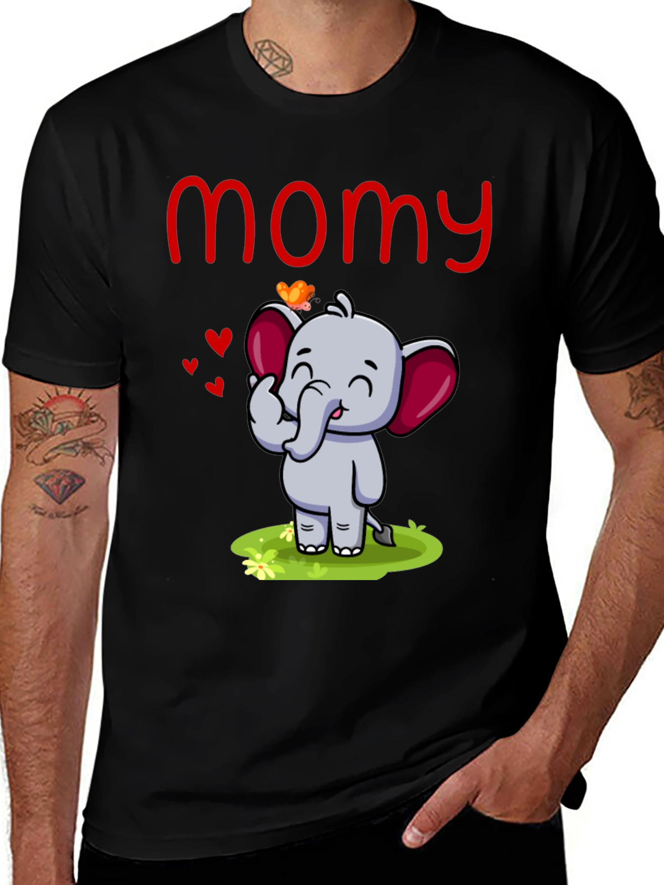 Cute Mommy Elephant T-Shirt