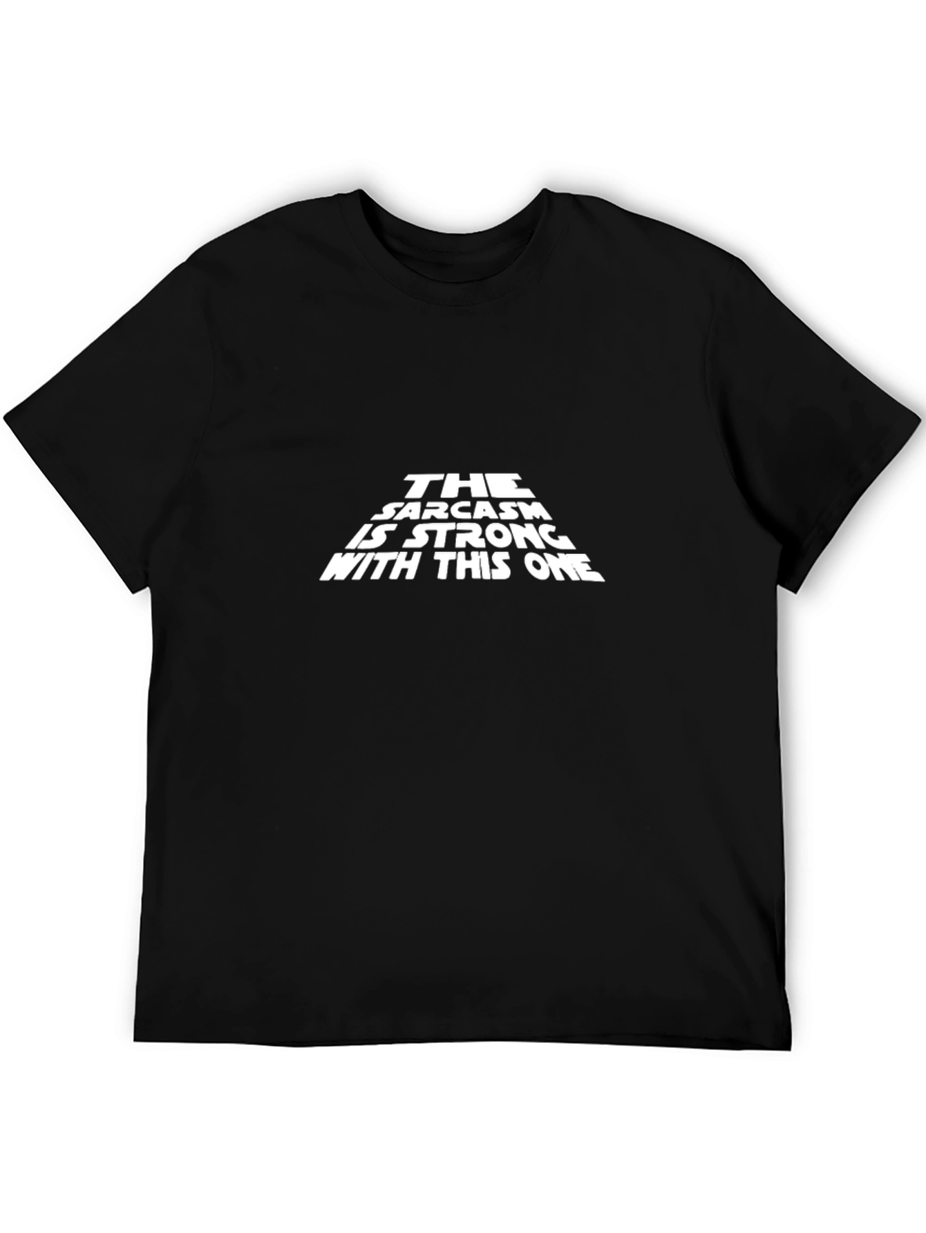 Sarcasm is Strong T-Shirt - Black Cotton Graphic Tee