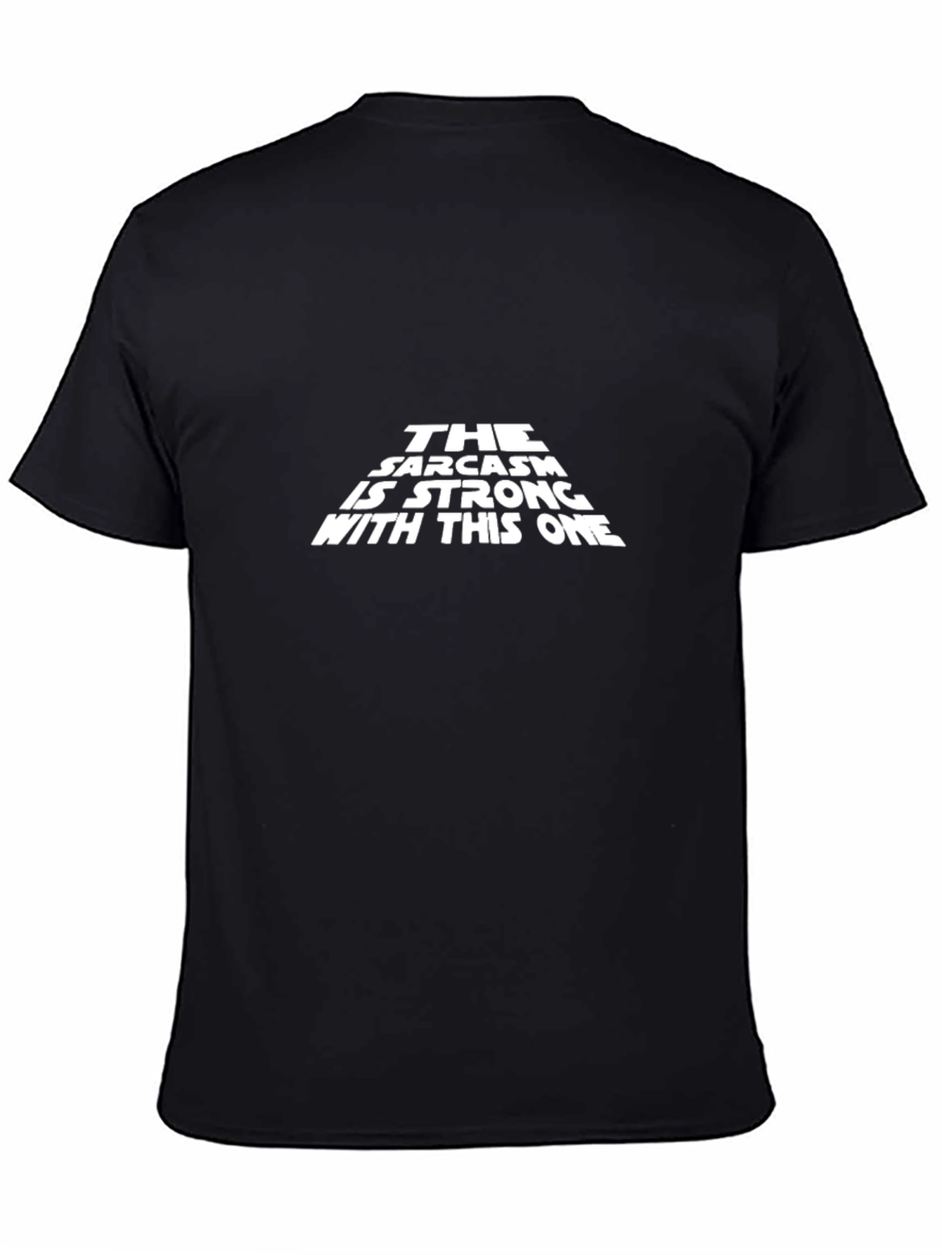 Sarcasm is Strong T-Shirt - Black Cotton Graphic Tee