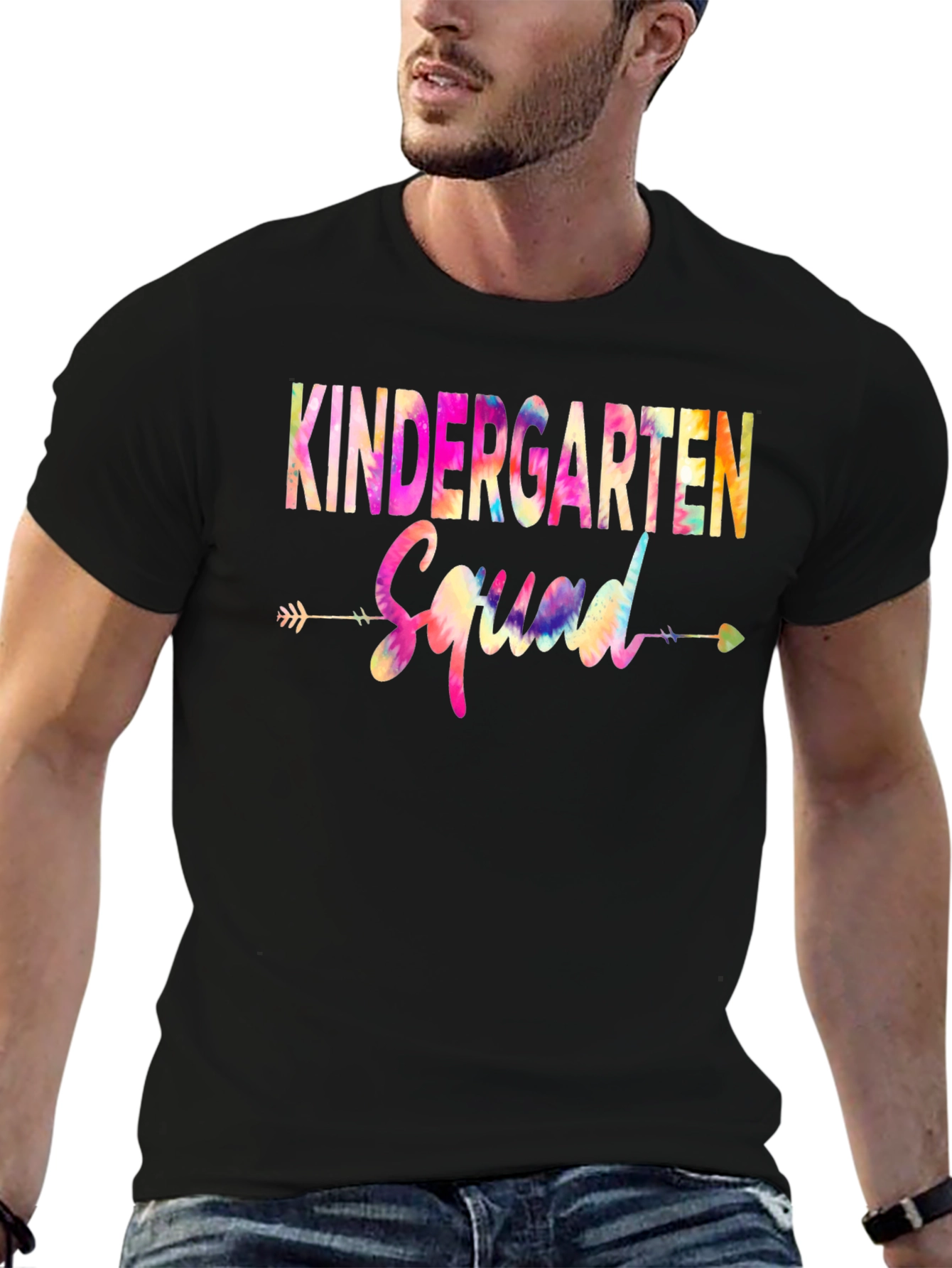 Kindergarten Squad Tie-Dye T-Shirt