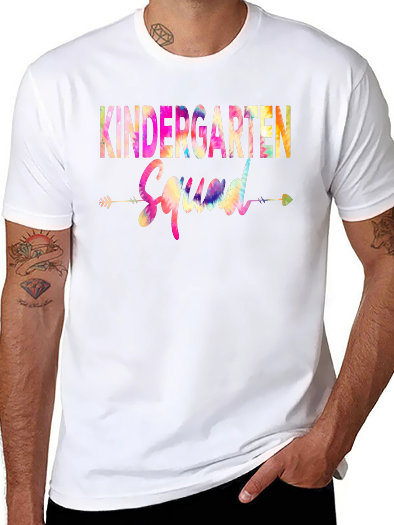 Kindergarten Squad Tie-Dye T-Shirt