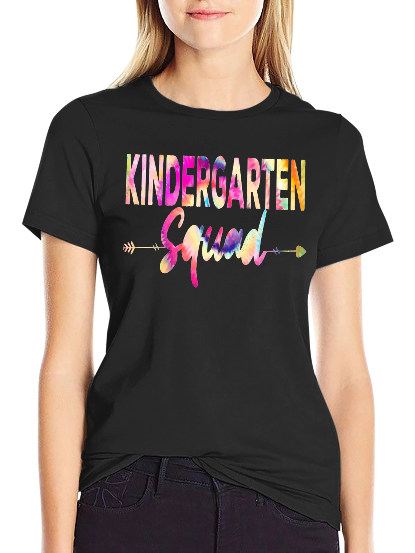 Kindergarten Squad Tie-Dye T-Shirt