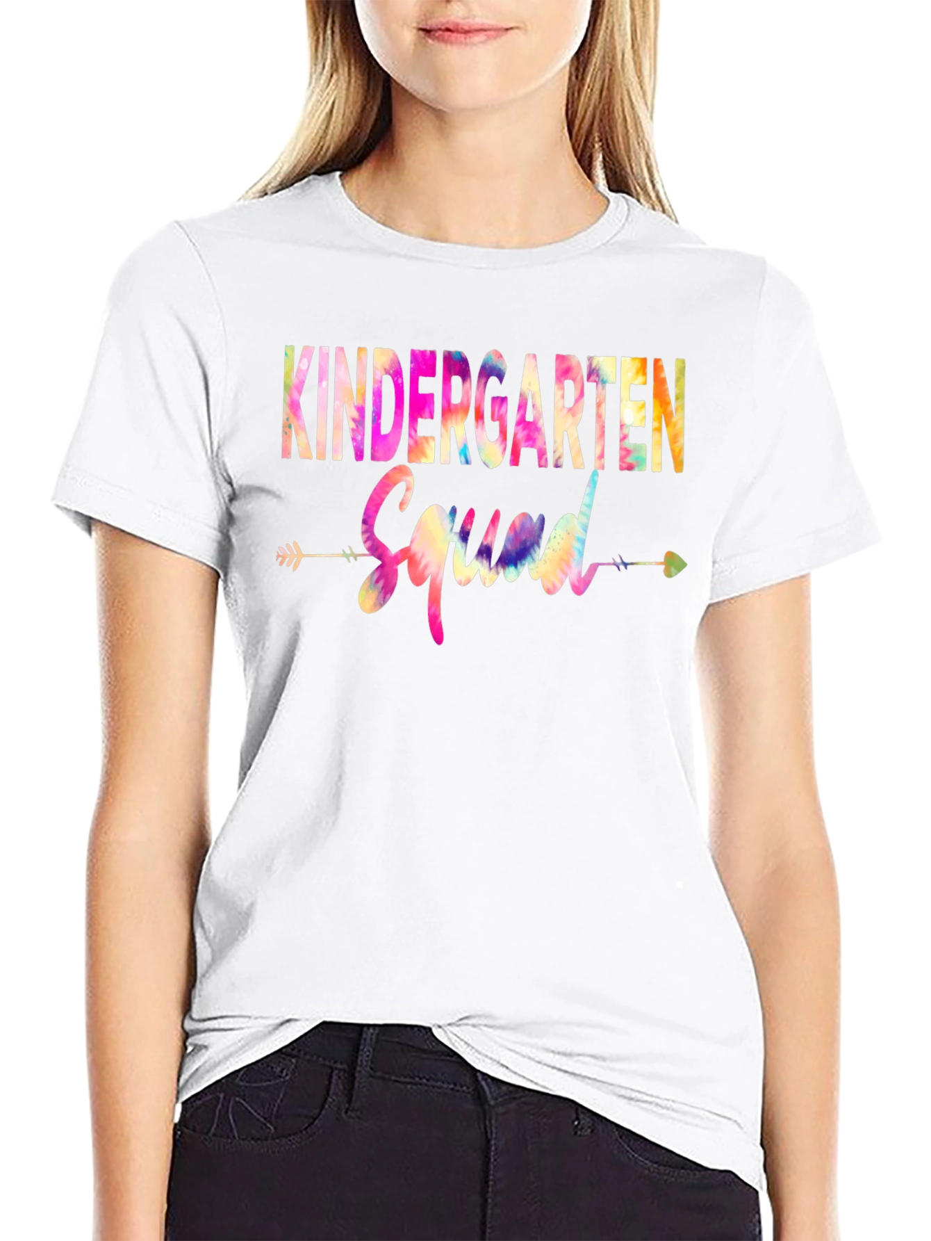 Kindergarten Squad Tie-Dye T-Shirt