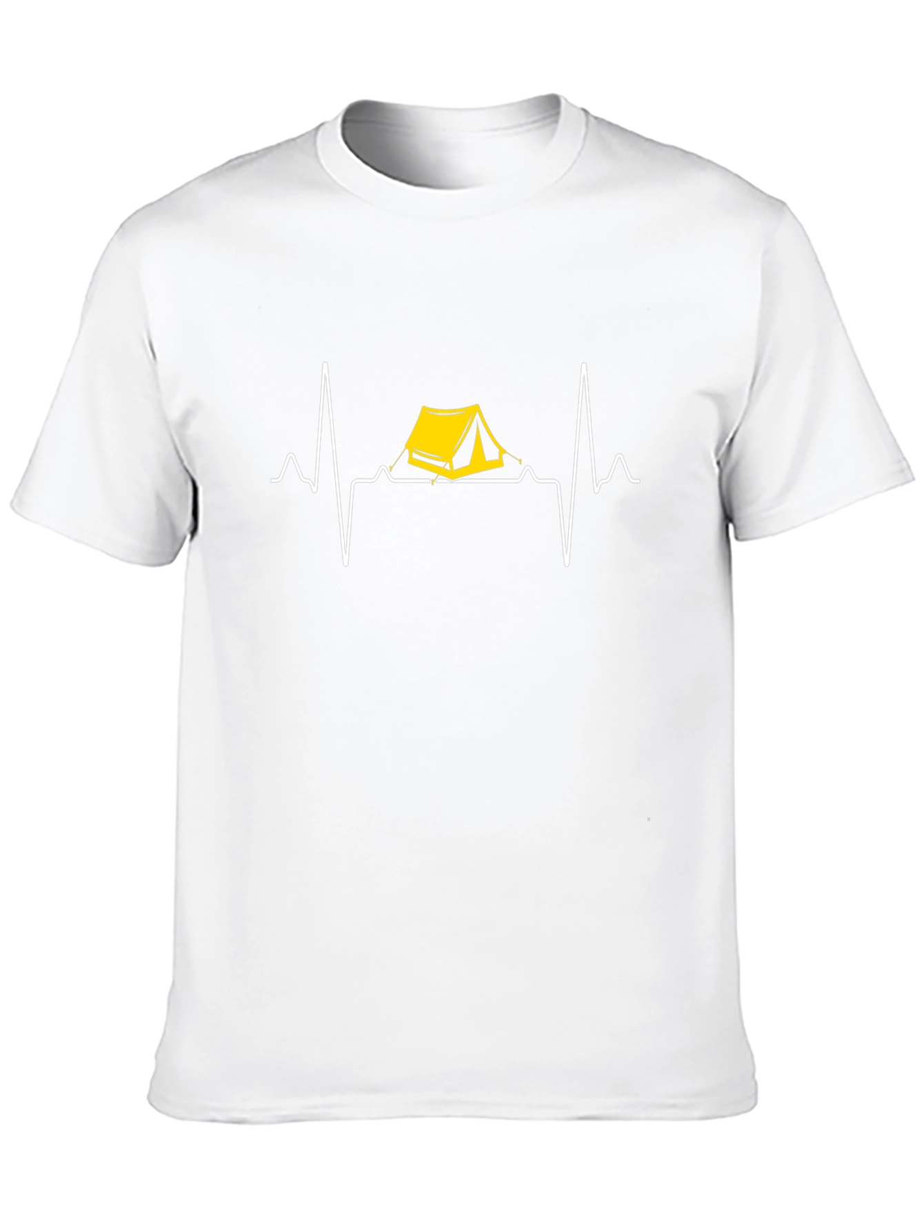 Camping Heartbeat Graphic Tee