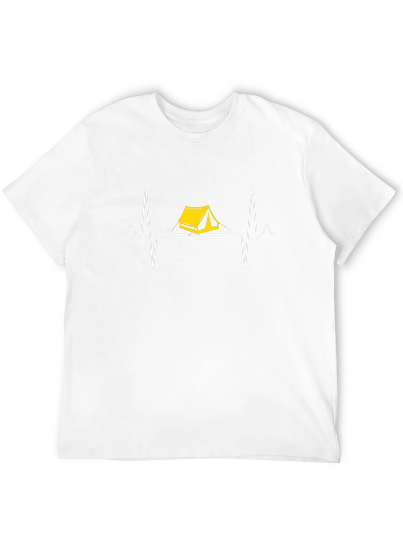 Camping Heartbeat Graphic Tee