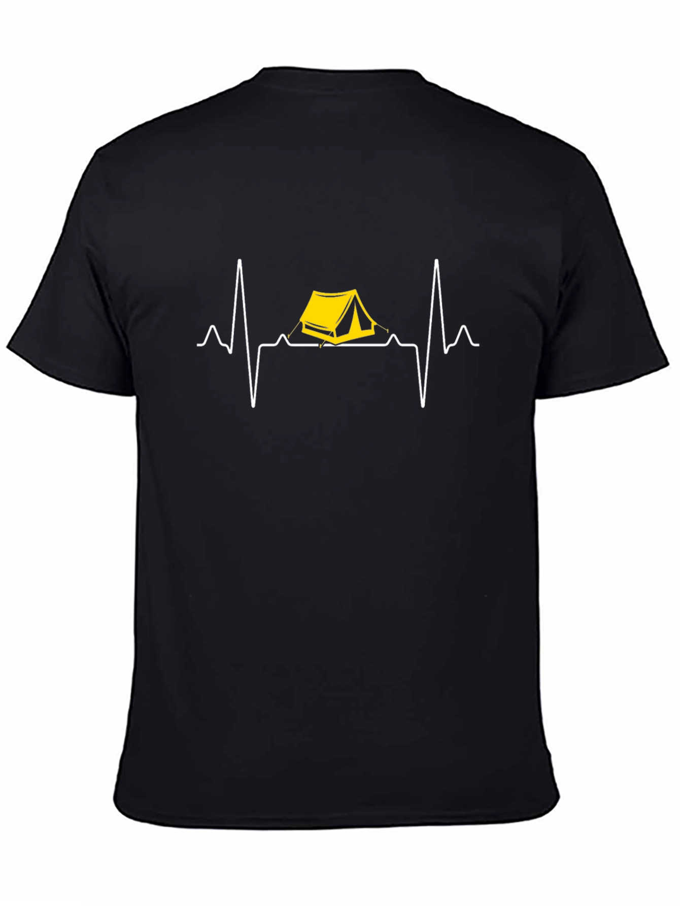Camping Heartbeat Graphic Tee