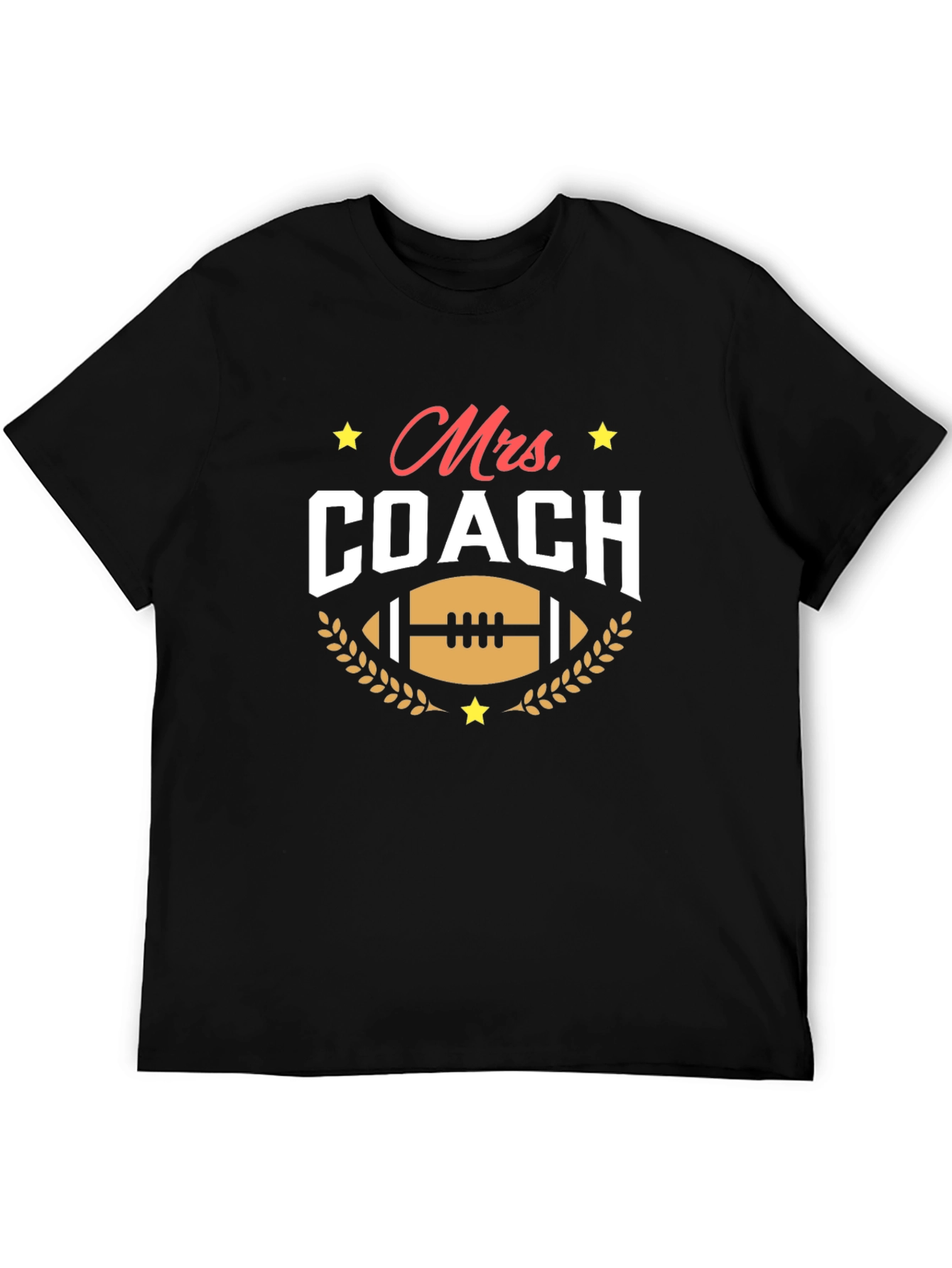 Mrs. Coach T-Shirt - Football Mom Tee