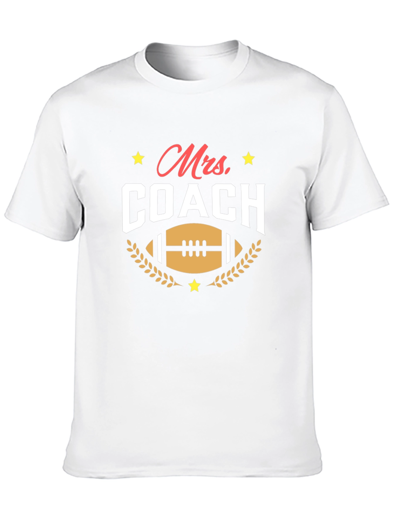 Mrs. Coach T-Shirt - Football Mom Tee