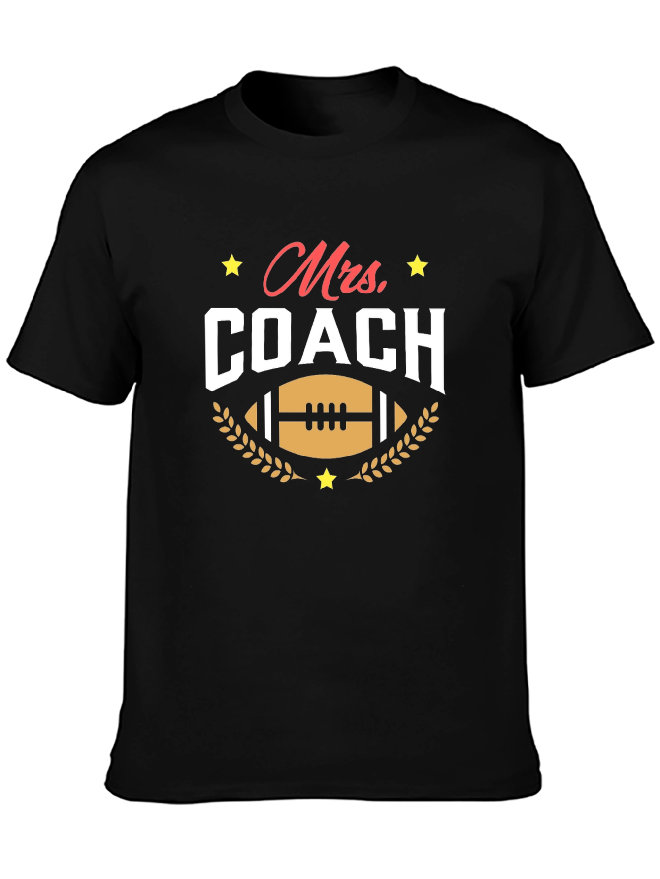 Mrs. Coach T-Shirt - Football Mom Tee