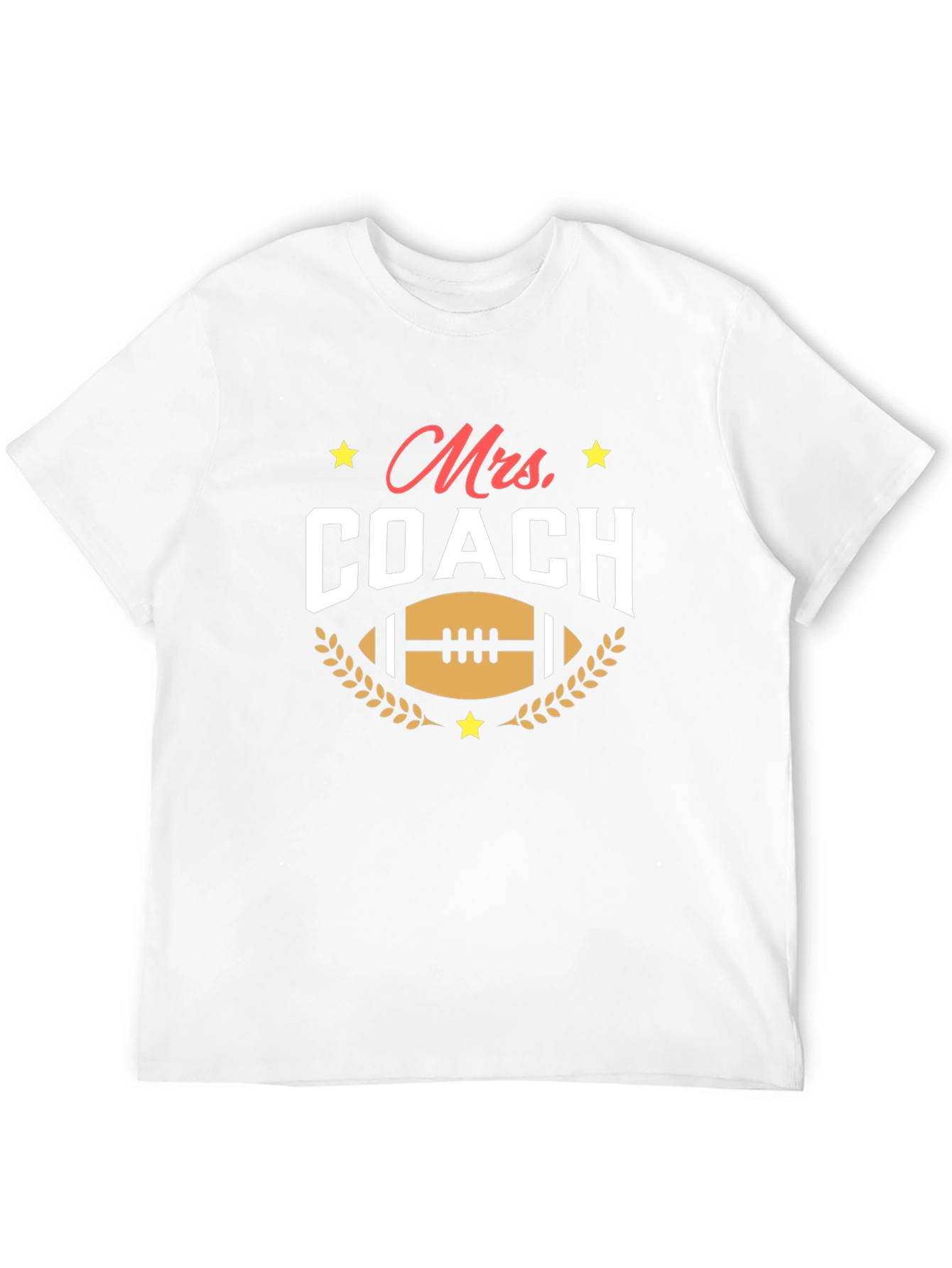 Mrs. Coach T-Shirt - Football Mom Tee