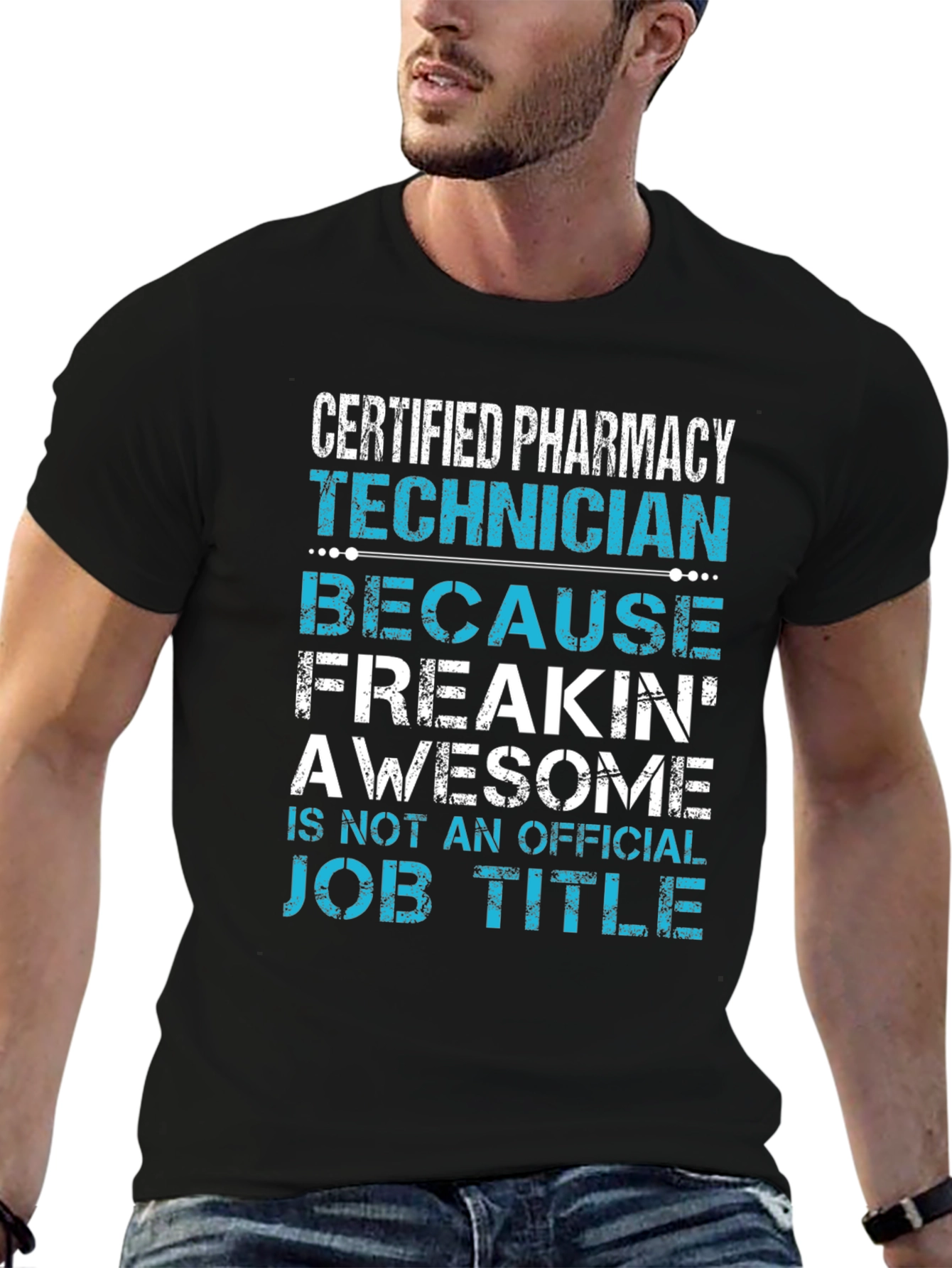 Pharmacy Technician Awesome Job Title T-Shirt