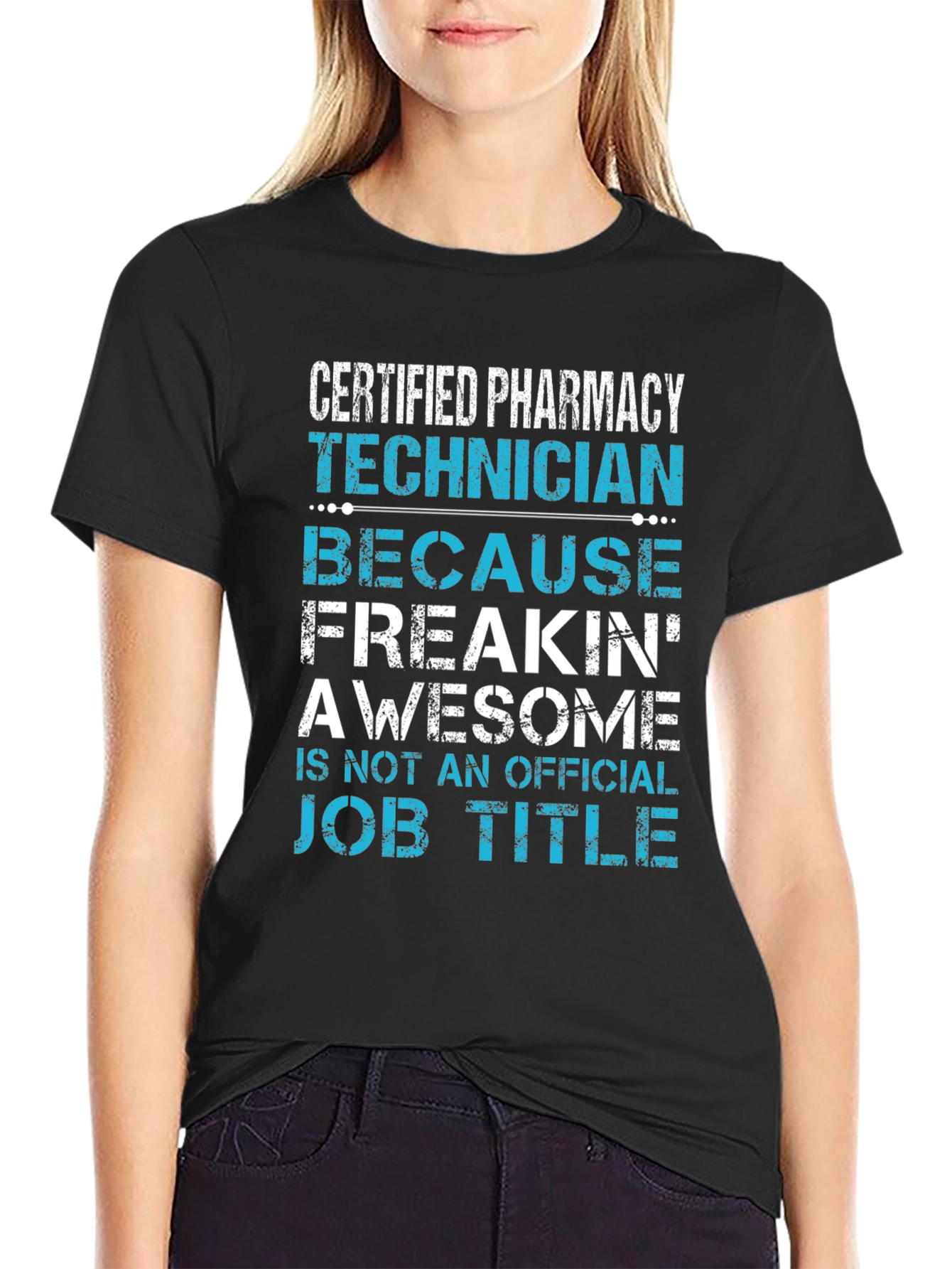 Pharmacy Technician Awesome Job Title T-Shirt