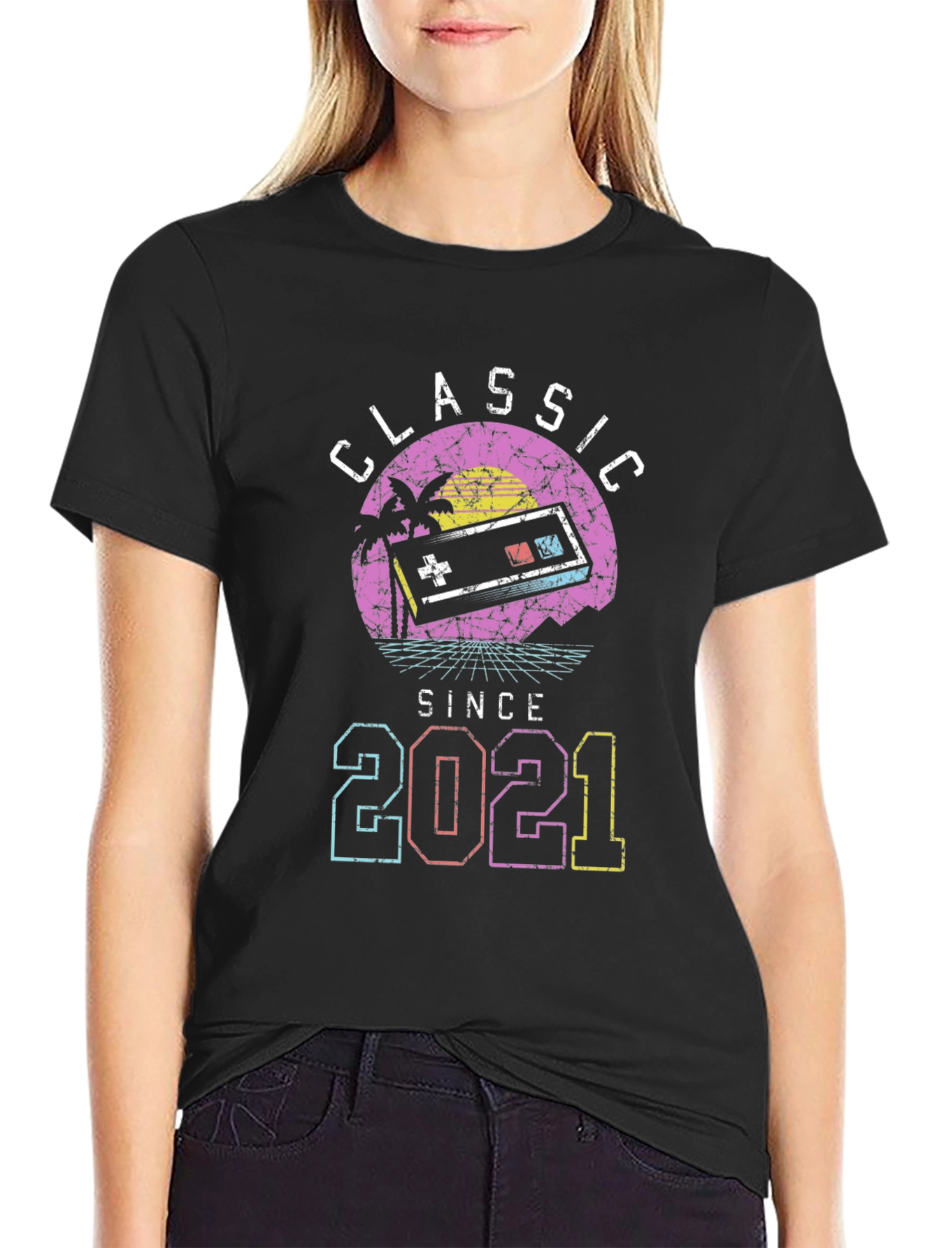 Classic Since 2021 Retro Gamer T-Shirt