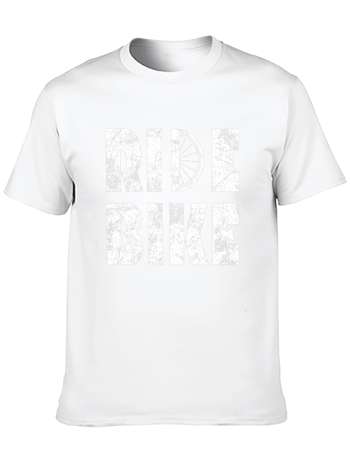 Ride Bike Graphic Tee - Black Cotton T-Shirt