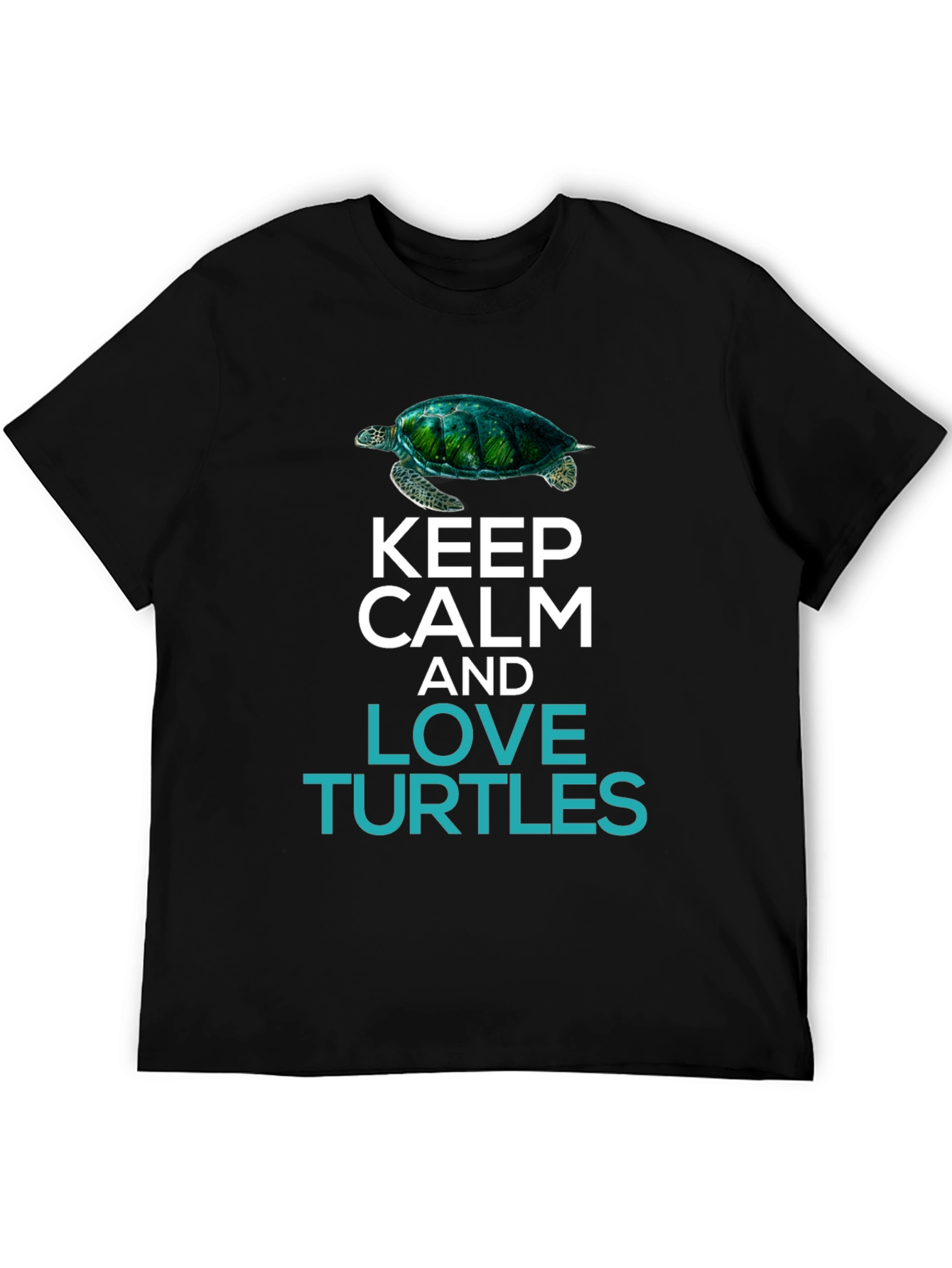 Keep Calm & Love Turtles Graphic T-Shirt