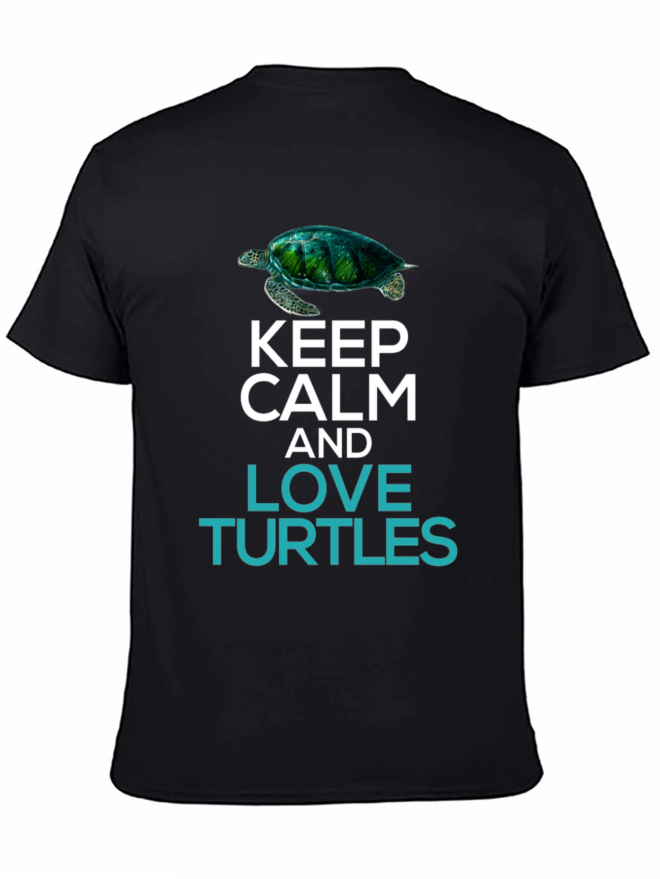 Keep Calm & Love Turtles Graphic T-Shirt