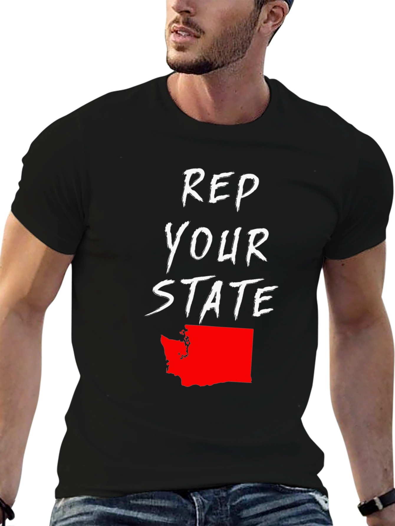 Rep Your State Graphic Tee - Washington Pride