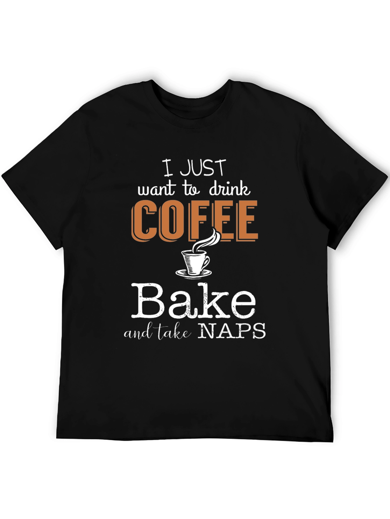 Coffee Bake Naps Graphic T-Shirt