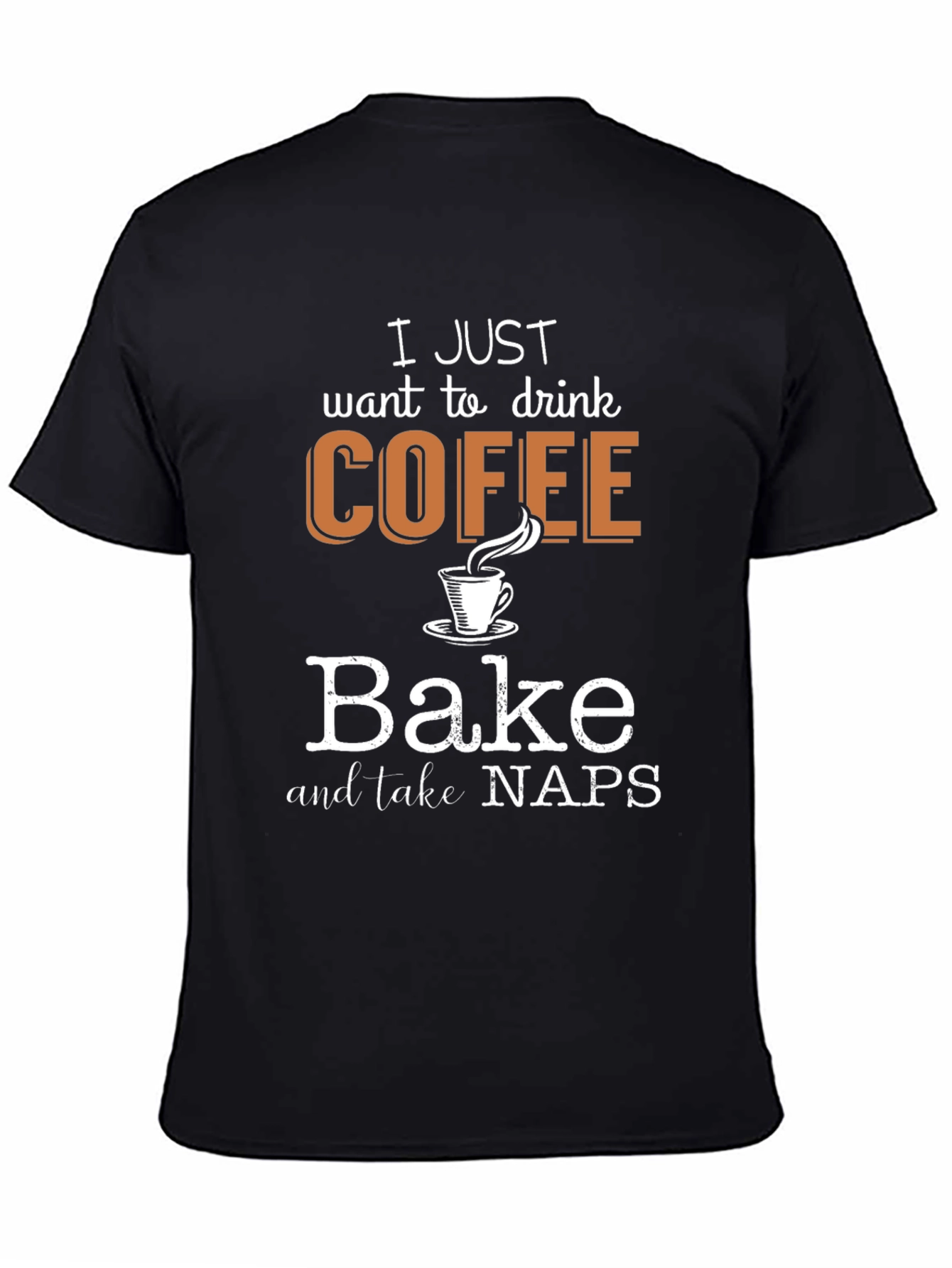 Coffee Bake Naps Graphic T-Shirt